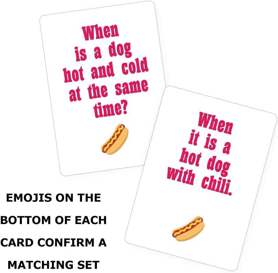 University Games, Bob Moog'S Dad Jokes Matching Card Game, Perfect for Game Night, for Ages 8 and Up, 2-6 Players image number 2