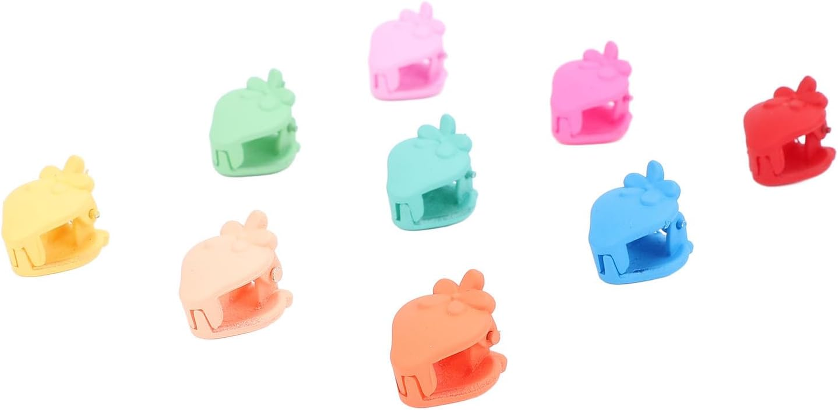100Pcs Small Hair Claw Clips, Colorful Kawaii Resin Claw Hairpins, Non Slip Colorful Mini Jaw Clips Hair Clamps for Fine Hair, Toddlers, Women, Baby, and Little Girls image number 5