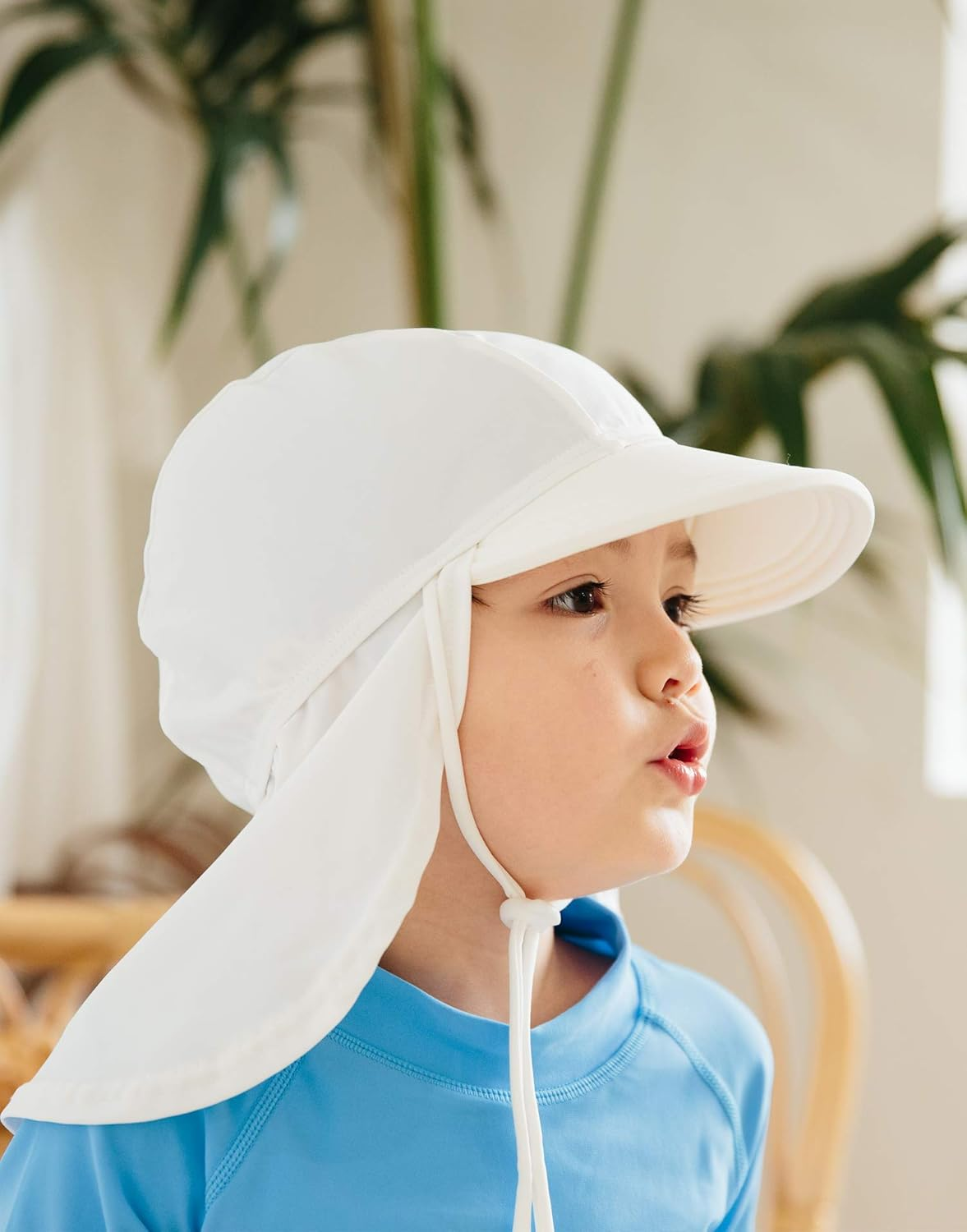 Baby Sun Hat Kids Outdoors UPF 50+ Sun Protection Hats Girls Boys Breathable Quick-Dry Adjustable Flap Caps