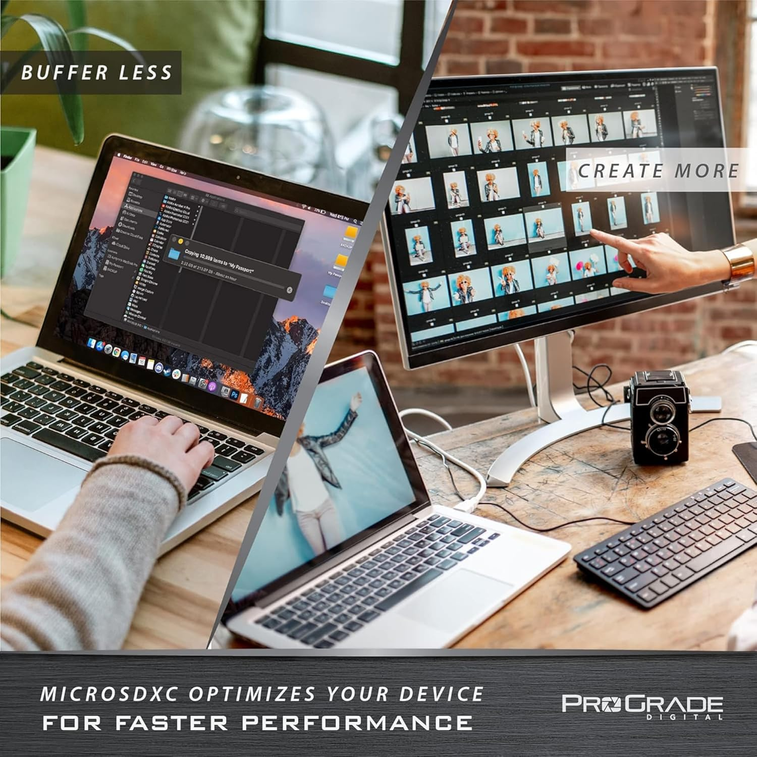 Microsd Card V60 (128GB) - Tested like a Full-Size SD Card for Use in Dslrs, Mirrorless and Aerial or Action Cameras | up to 250Mb/Read Speed and 130Mb/S Write Speed by Prograde Digital image number 1