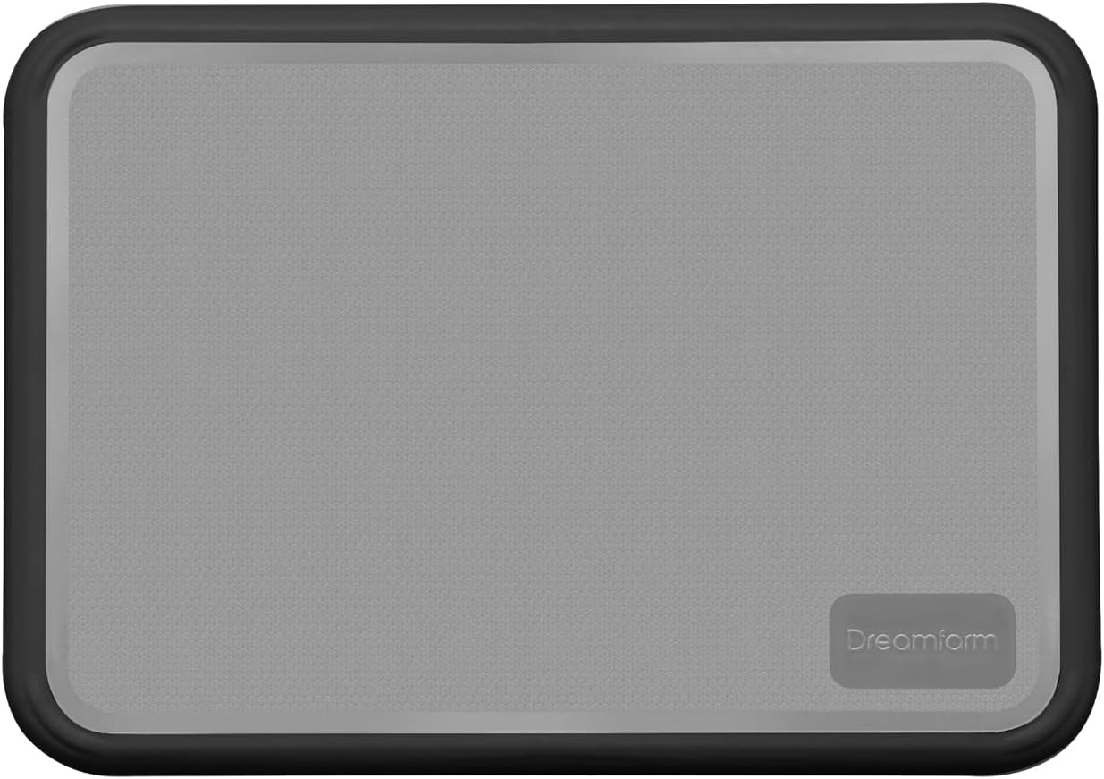 Dreamfarm Big Fledge Bamboo Dishwasher-Safe, Double-Sided Cutting Board with Non-Slip, Juice-Catching Flip-Up Silicone Edges - 14"X10", Bamboo