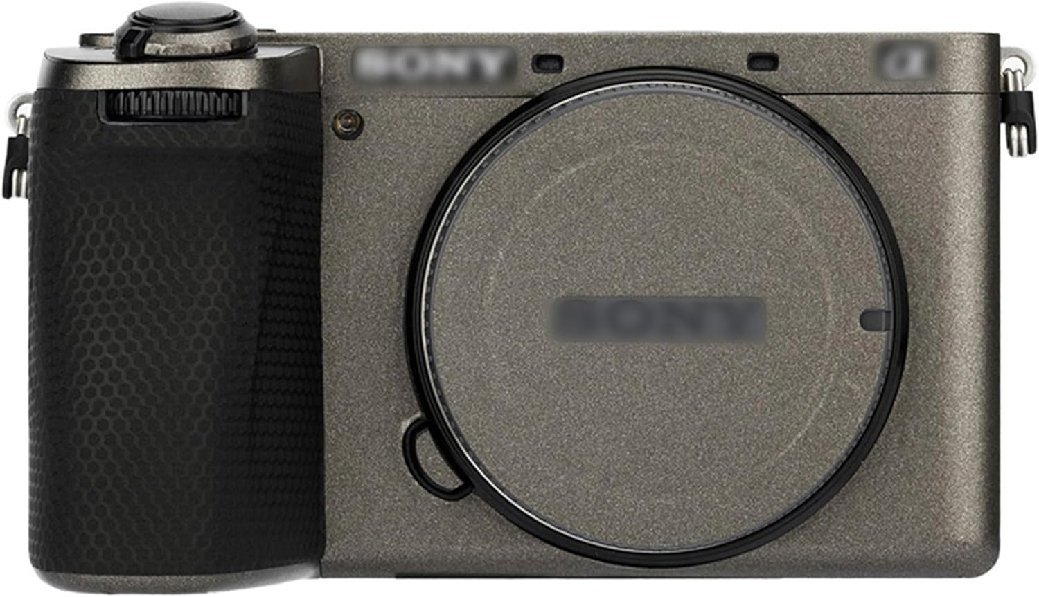JJC Anti-Scratch Camera Body Skin Sticker Protector Cover Film for Sony A6700 Camera, 3M Skin Sticker/Woven Black - Carbon Fiber Black image number 4