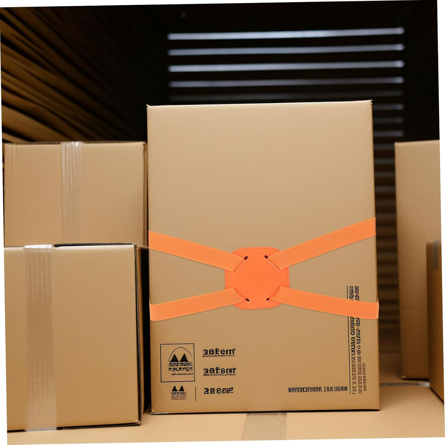 VERDANVERSE Adjustable Elastic Luggage Strap with Buckle, Travel Bag Compression Strap for Suitcases and Backpacks, Orange Sturdy Travel Accessories for Secure Packing and Bag Attachment image number 1