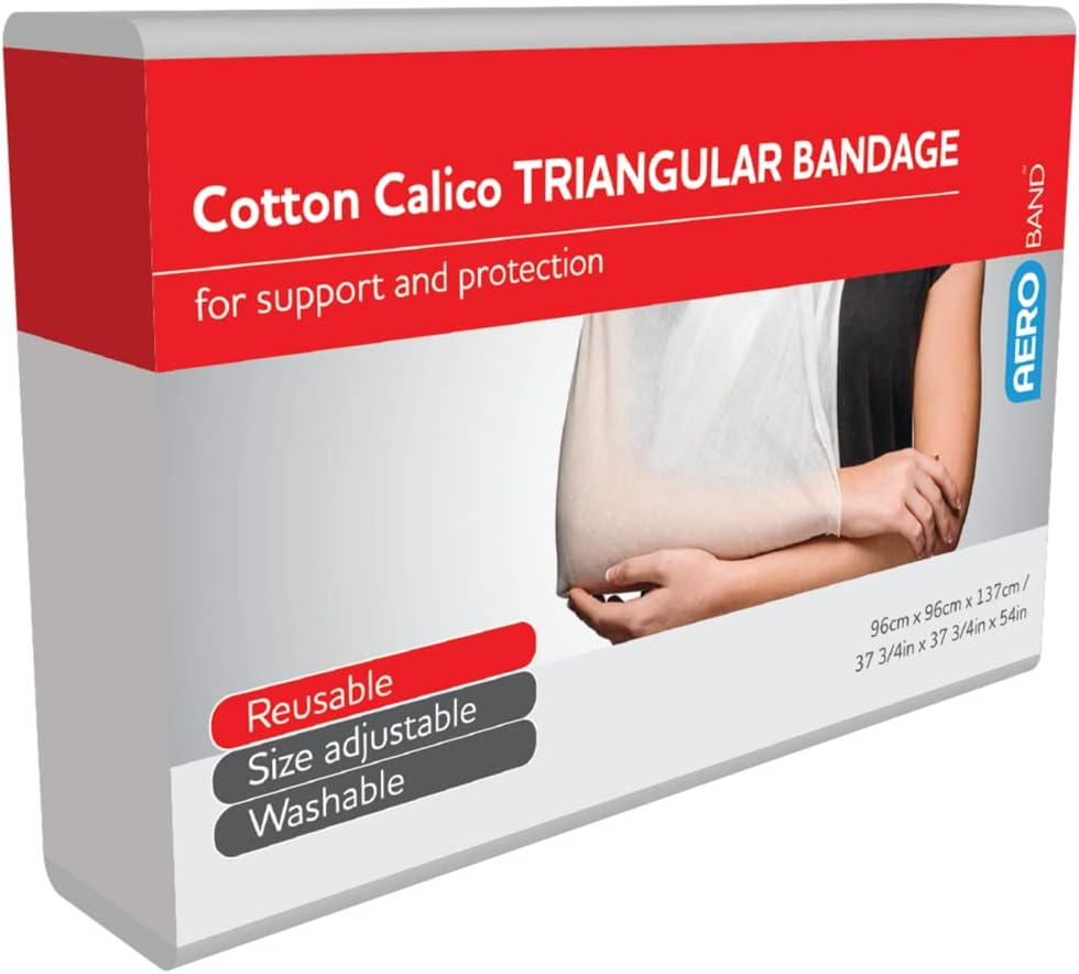 Aeroband Cotton Calico Triangular Bandage 96 X 96 X 137Cm Bag/10