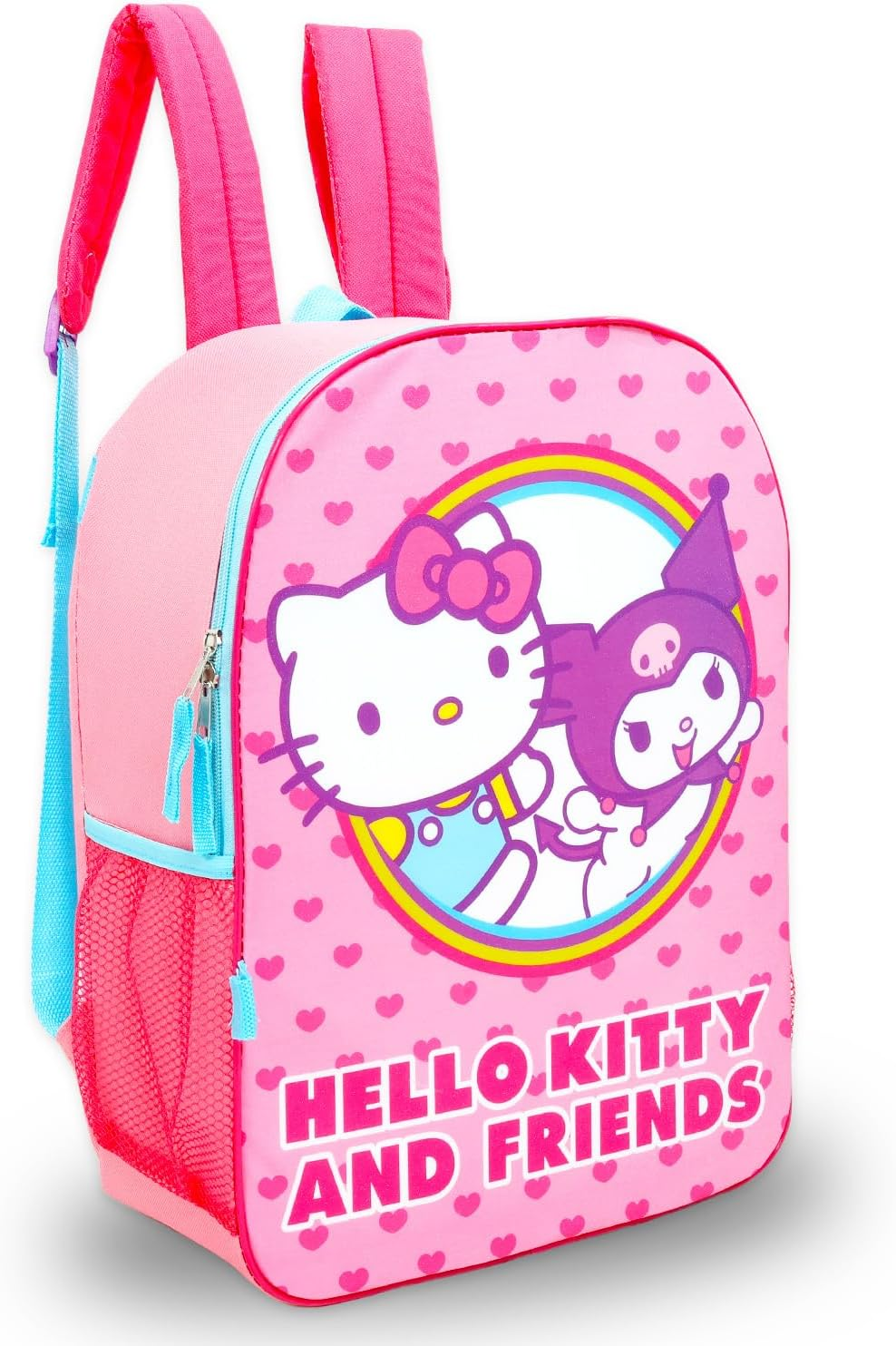 Hello Kitty and Friends Backpack and Lunch Bag - Bundle with 16&rdquo; Sanrio Backpack Featuring Kuromi plus Lunch Box, Water Bottle, Stickers, More | Hello Kitty and Friends School Bag Set image number 2
