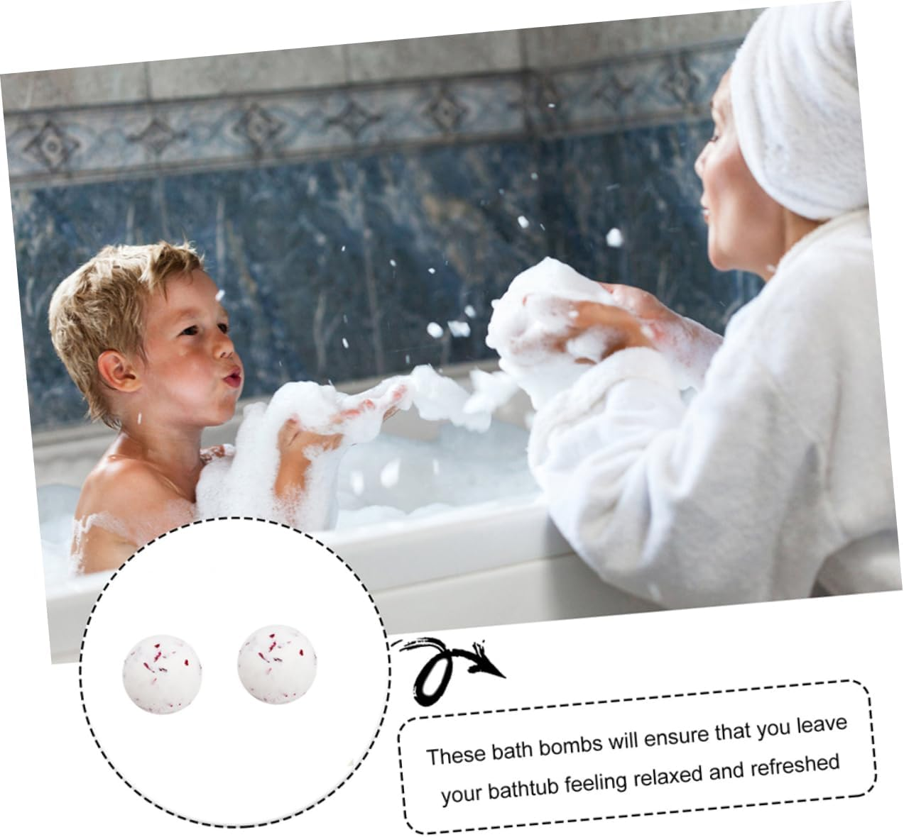 VINTORKY 2Pcs Essential Oil Moisturizing Shower for Relaxation and Skin Care for Women Girlfriend Mother and Birthdays image number 4