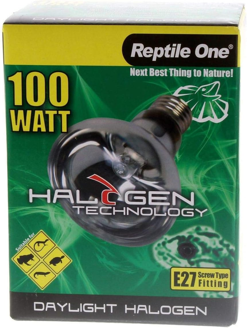 Halogen Heat Lamp Daylight 100W Eqv 130W E27 Kongs Reptile Light Vivarium Health image number 4