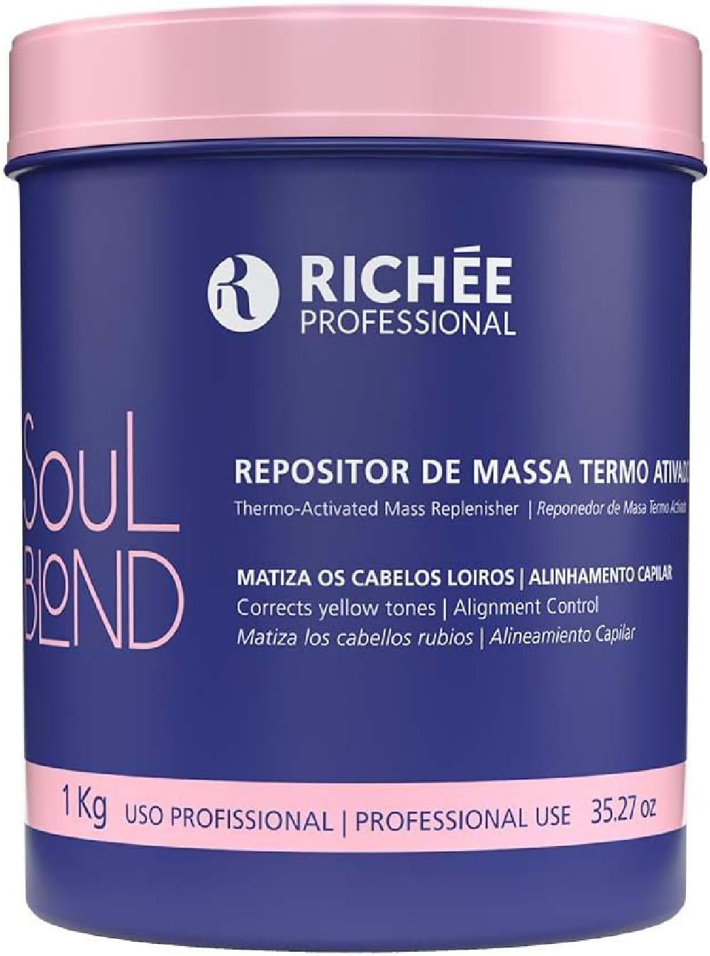Rich&eacute;e Mask Soul Blond Repositories Thermo Activated 1Kg/35.27 Oz