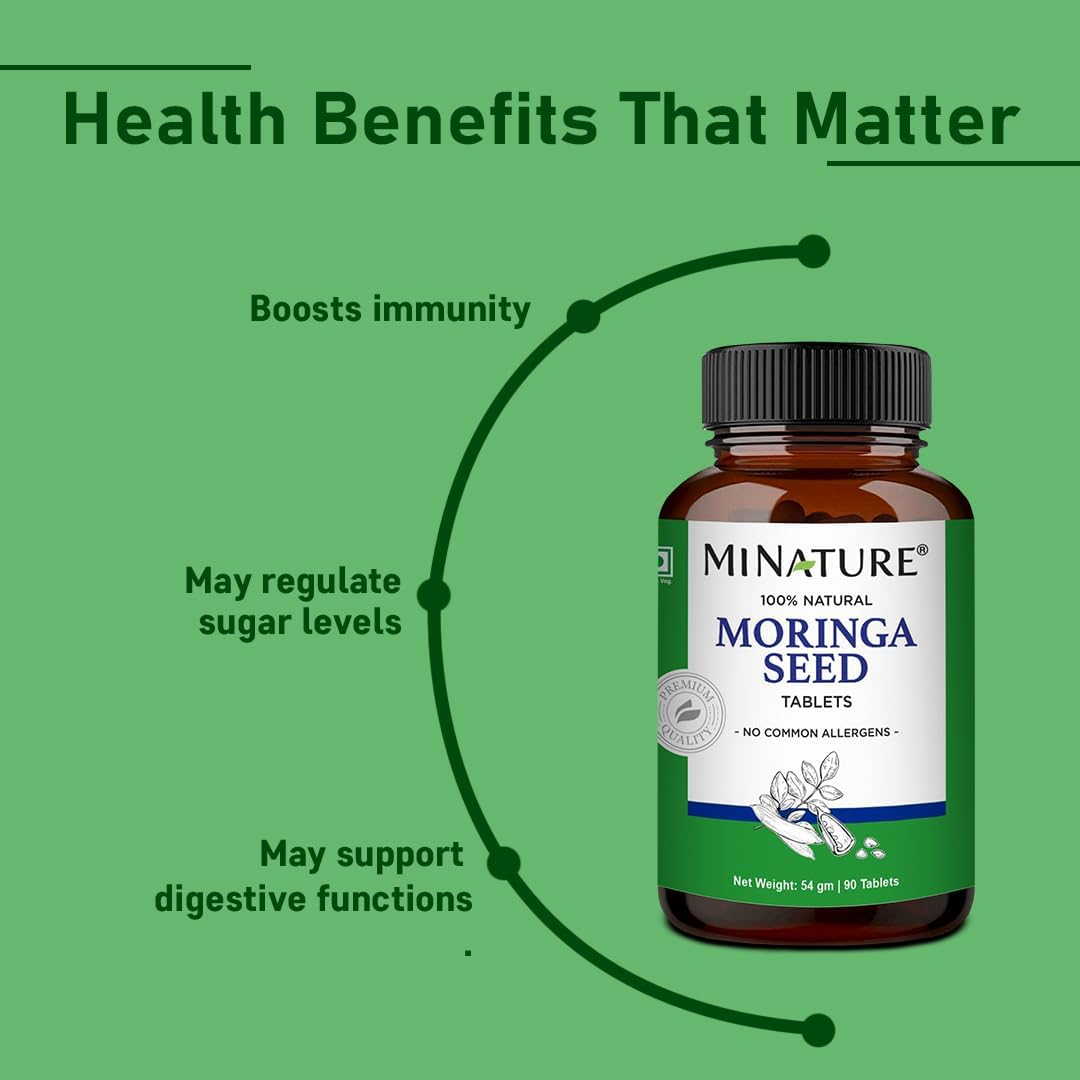 Mi Nature Moringa Seed Tablets | 90 Tablets image number 1