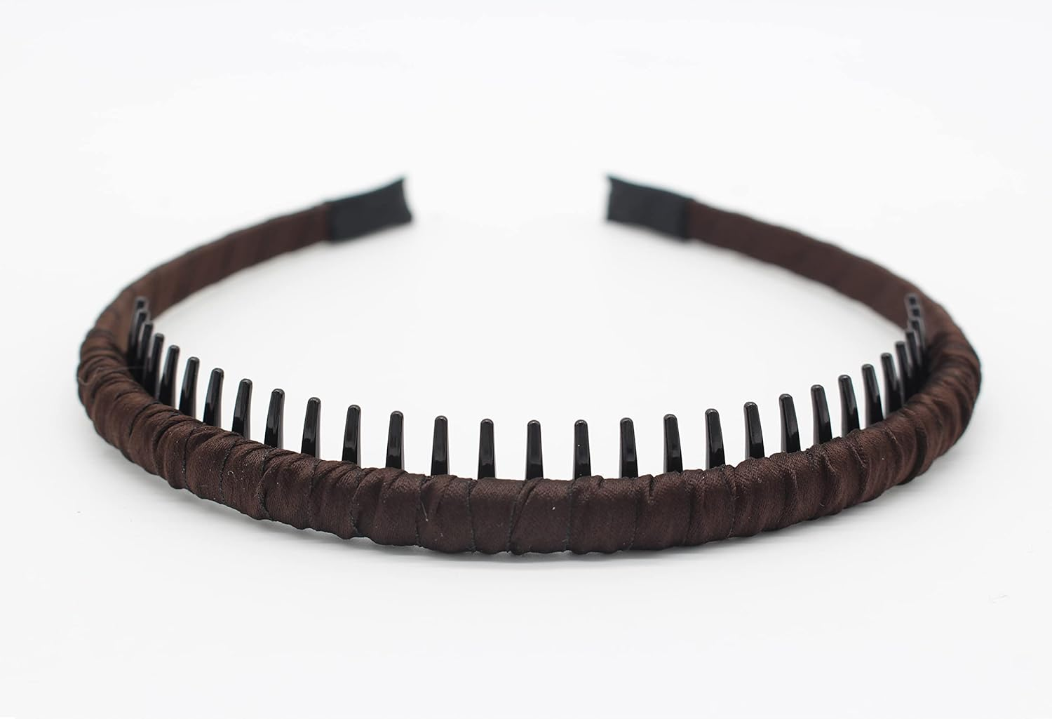 JOBAND 4Pcs Hairbands for Women, Non-Slip Zig Zag Headbands, Adjustable Teeth Comb Hair Hoop, Daily Use, Yoga, Spa, Parties, Resin Cotton Blend image number 2