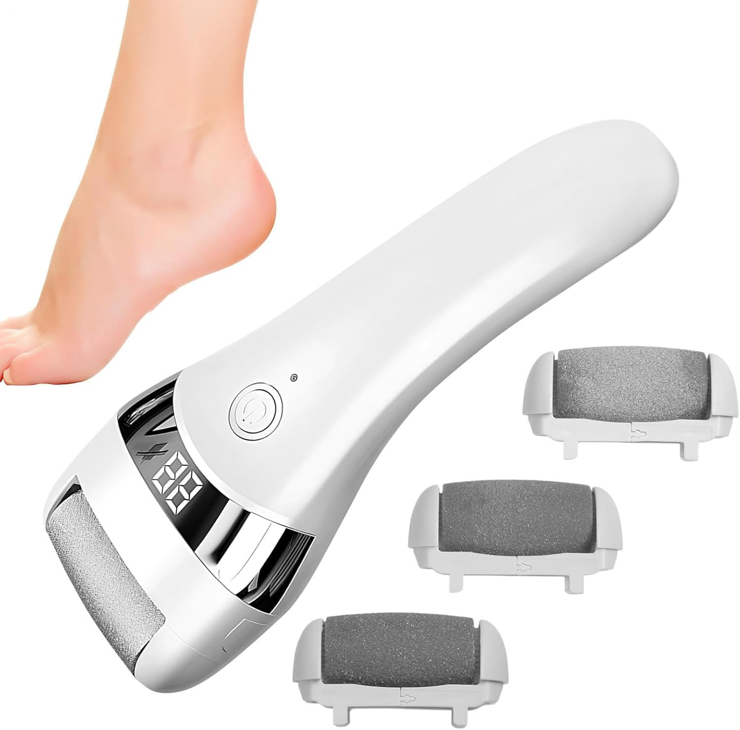Callus Remover for Feet | Professional Waterproof Battery Display | Electric Callus Remover for Feet - for Cracked Hard Dead Skin Heel Care Home Travel Spa Women Men Birthday Christmas image number 1
