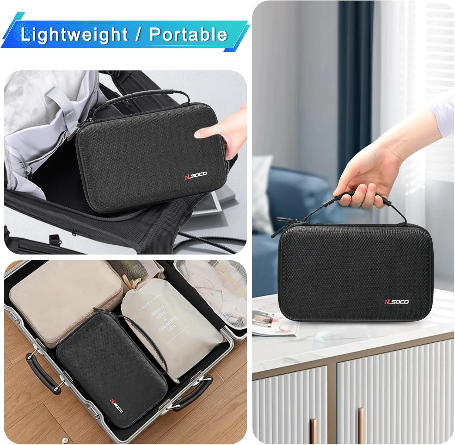 Mini Computer Case for Apple 2024 Mac Mini M4/M4 Pro & Beelink Alder Lake-N100/N150/Mini-S12/Ser5 Pro/Ser5/Eqi12/Eq14/U59 Pro & KAMRUI Intel Alder Lake N95/AK1PLUS by RLSOCO -Black (Case Only) image number 2