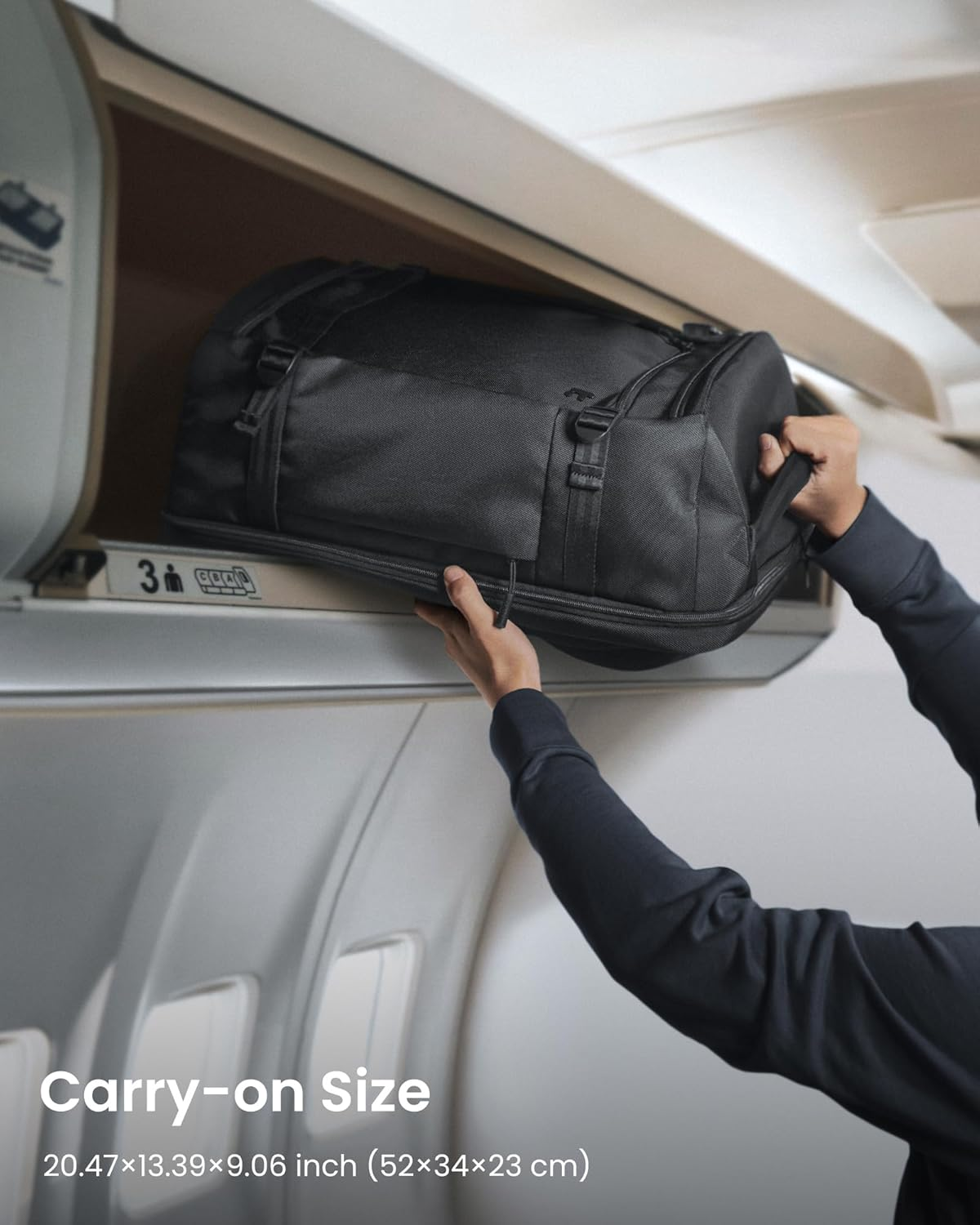 Tomtoc Travel Backpack 38L, TSA Friendly Flight Approved Carry-On Luggage Water-Resistant Lightweight Business Rucksack, Durable Large Computer Bag Daypack Fits 17.3 Inch Laptop image number 4