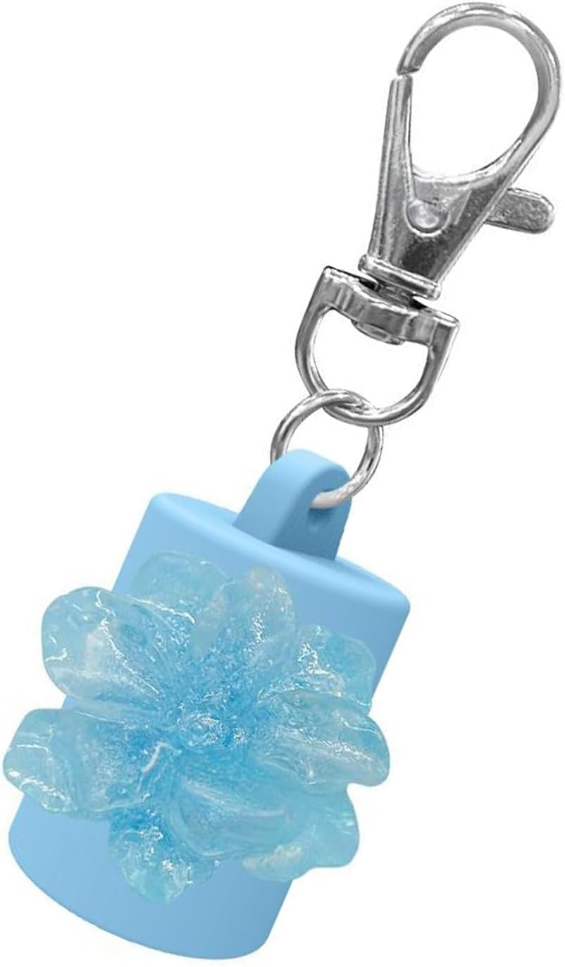 Portable Silicone Lip Gloss Key Holder Cap Leak Proof Design Travel Friendly Cosmetic Container Travel Touch up Atomizer Key Holder