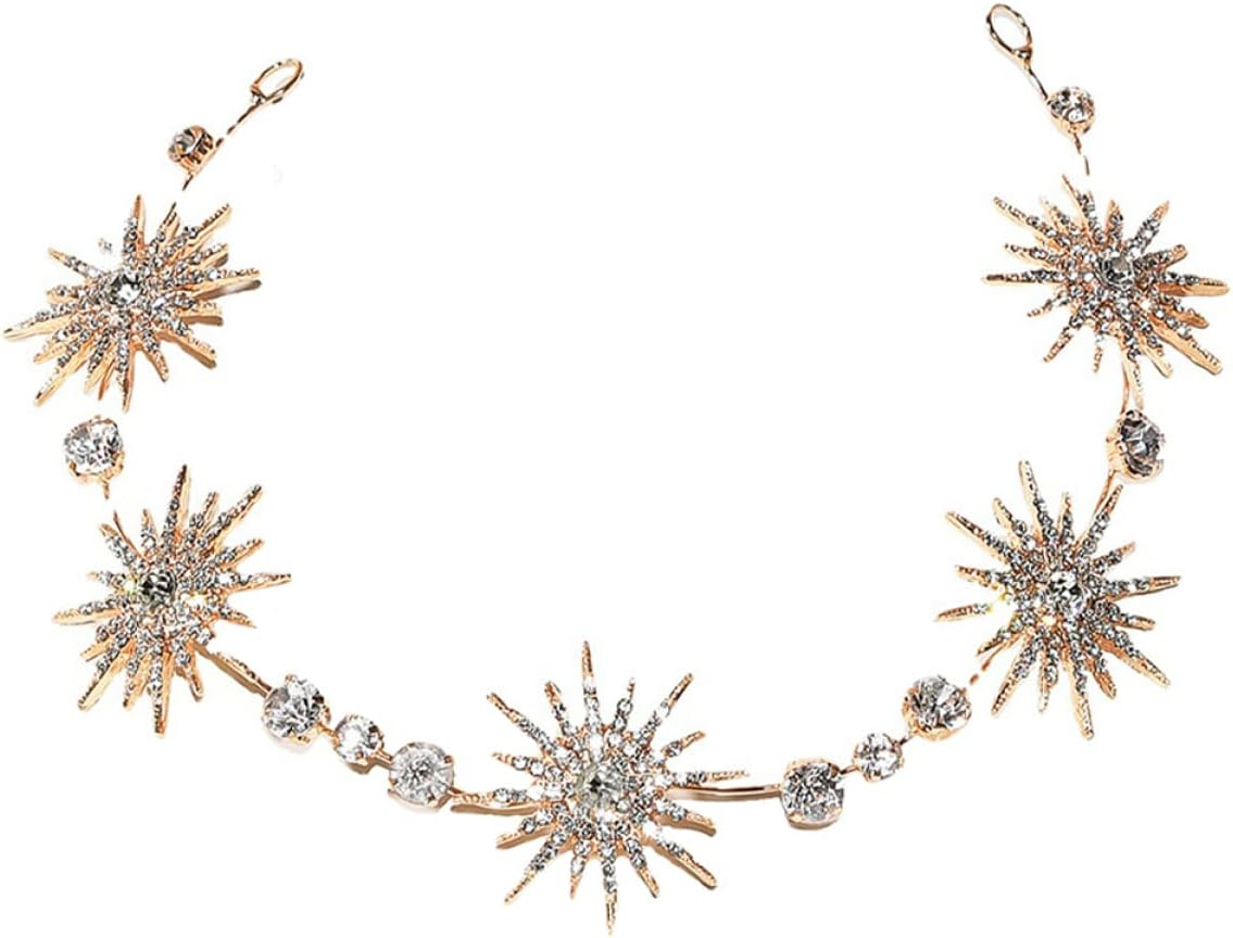 LALAFINA Wedding Waist Chain Jewelry Star Chain Belt Bridal Sash for Wedding Dress Accessory Party Occasion