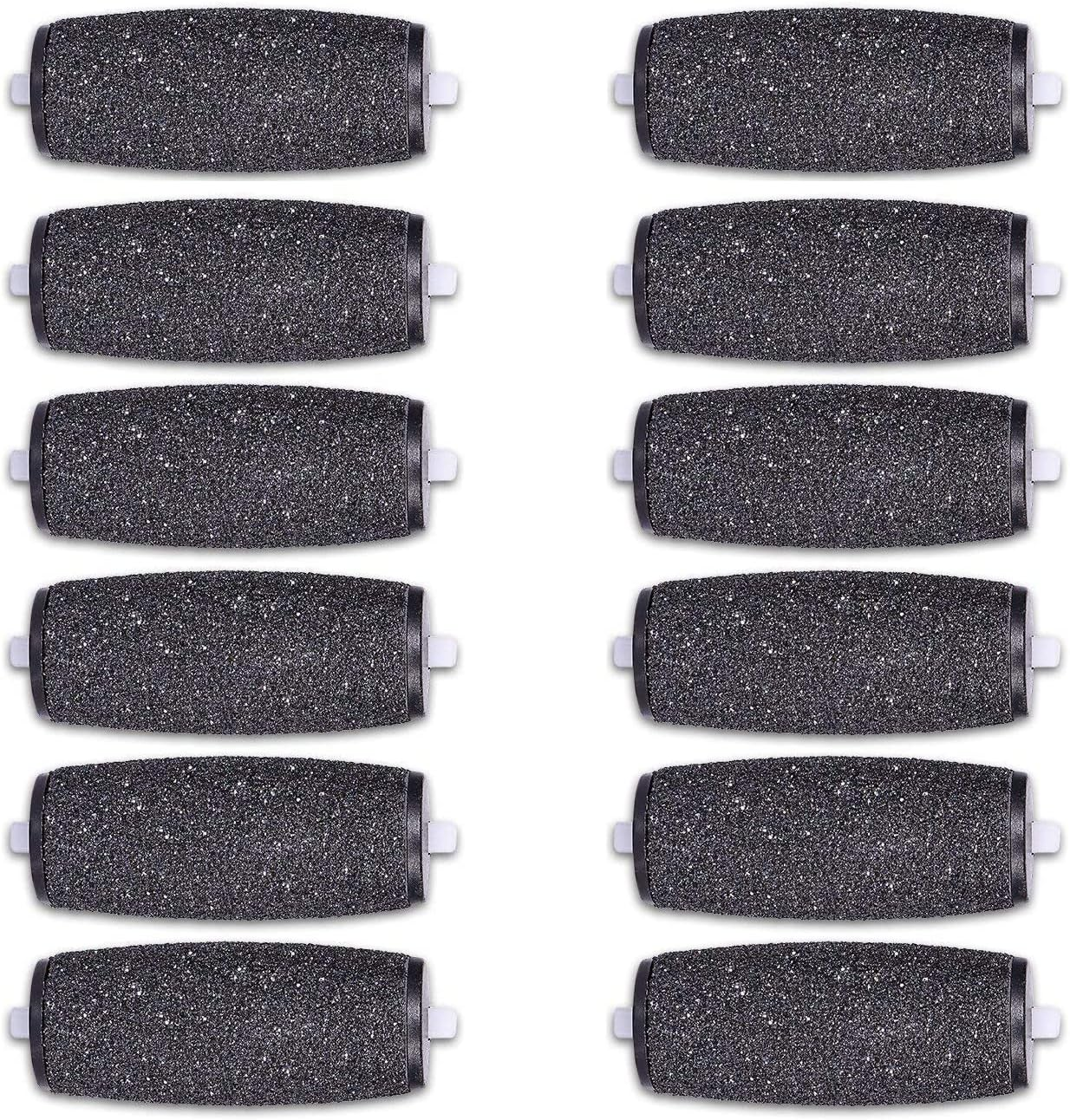 10 Extra Coarse Replacement Roller Refill Heads Compatible with Amope Pedi Perfect Electronic Foot File with Diamond Crystals