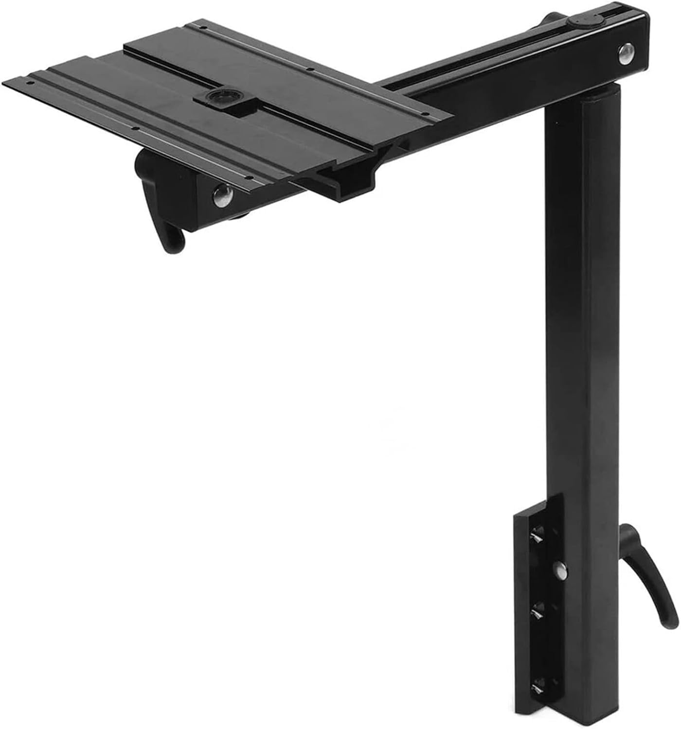 RV Table Leg,Rotatable Folding Height Adjustable Table Leg RV Accessories for Camper Van Camping,Caravan Yacht Workroom,Black