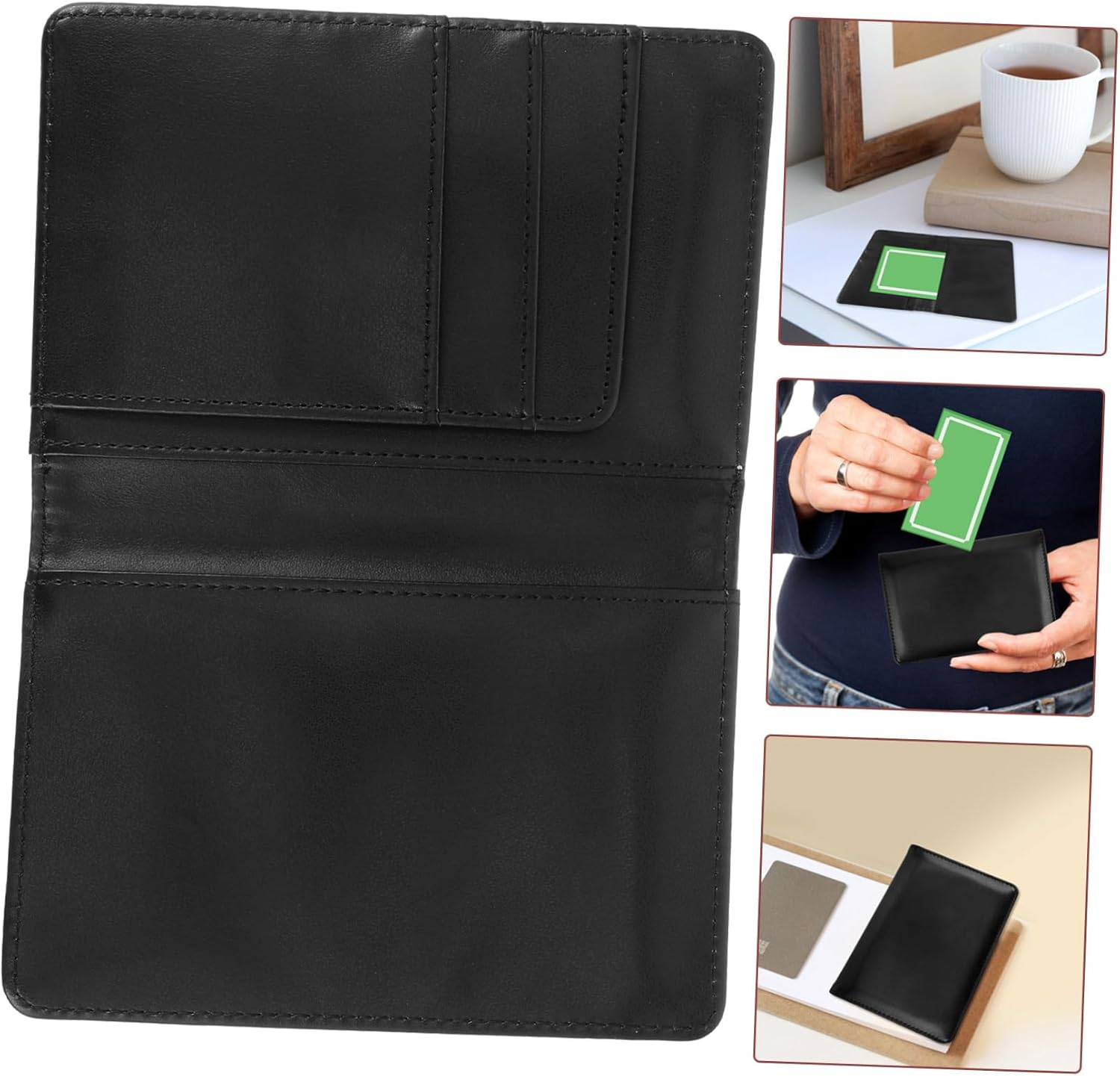 WESIEVYA Sublimation Passport Case Heat Transfer Passport Holder for Travel Id Pocket image number 5