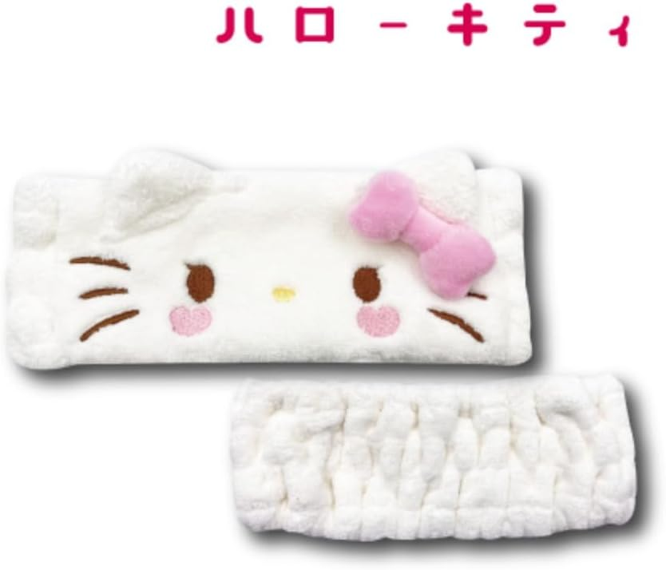 Hatayama Shoji 34201618 Hello Kitty Hair Band, Lovely Ribbon, H 3.1 X W 8.7 Inches (8 X 22 Cm) image number 3