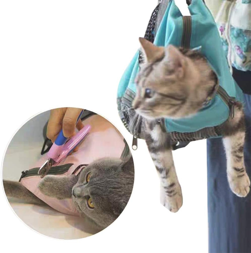 Cinf Cat Nail Clipping Cleaning Grooming Restraint Bag No Scratching Biting for Bathing Nail Trimming Injecting Examining image number 3