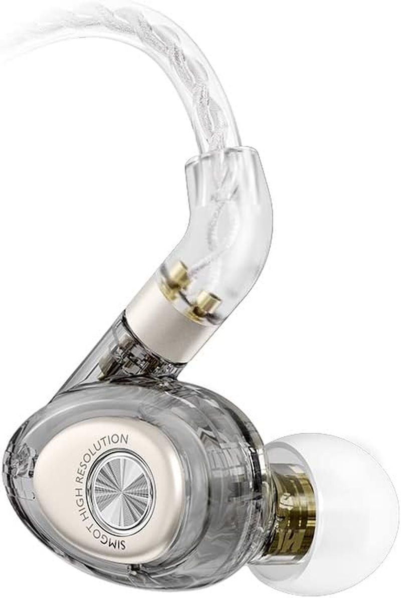 SIMGOT EM2 Roltion Dual Chamber DD+BA Hybrid Driver Playback Frequency Band 20Hz - 40Khz Black