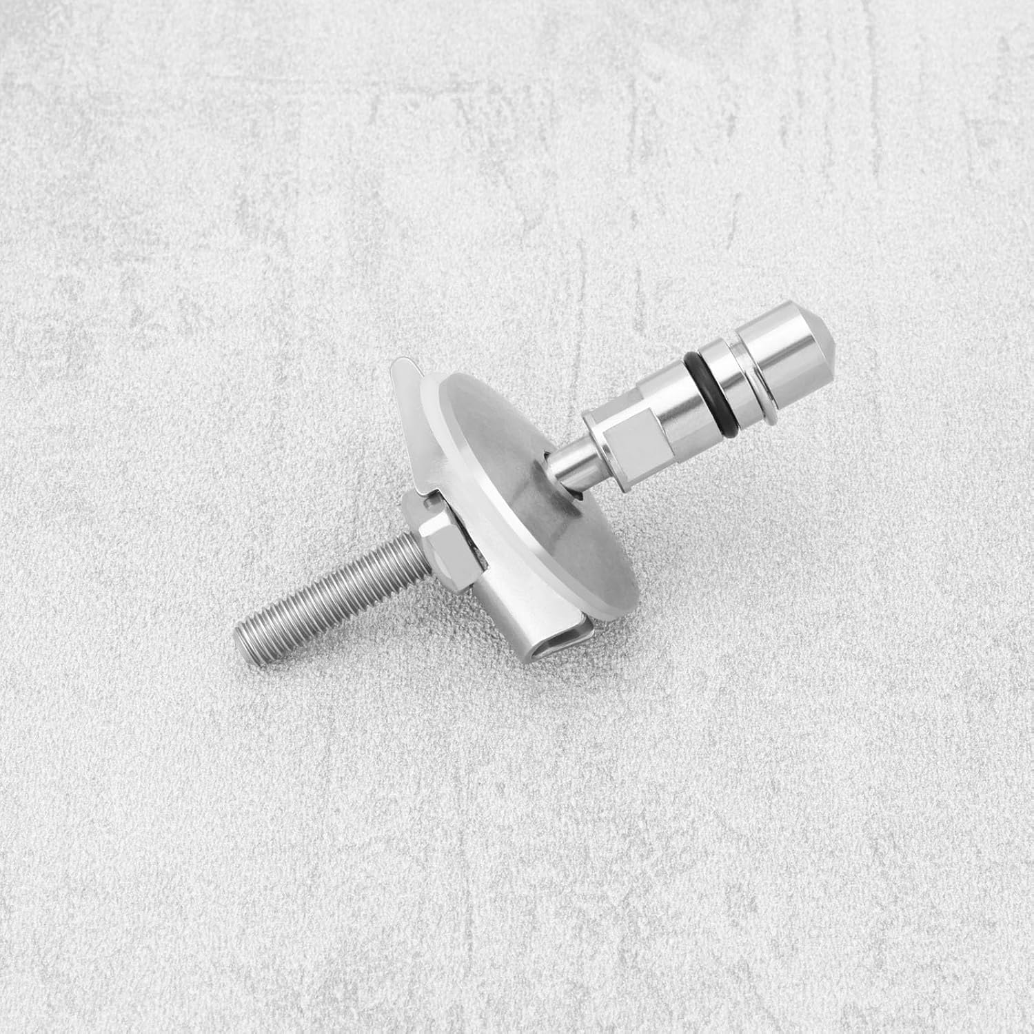 Create Idea 1 Pair Toilet Seat Fixing Hinge Set M6 X 71.5Mm Stainless Steel Toilet Lid Hinge Fixing Bracket C0102G Compatible with LUVETT image number 5