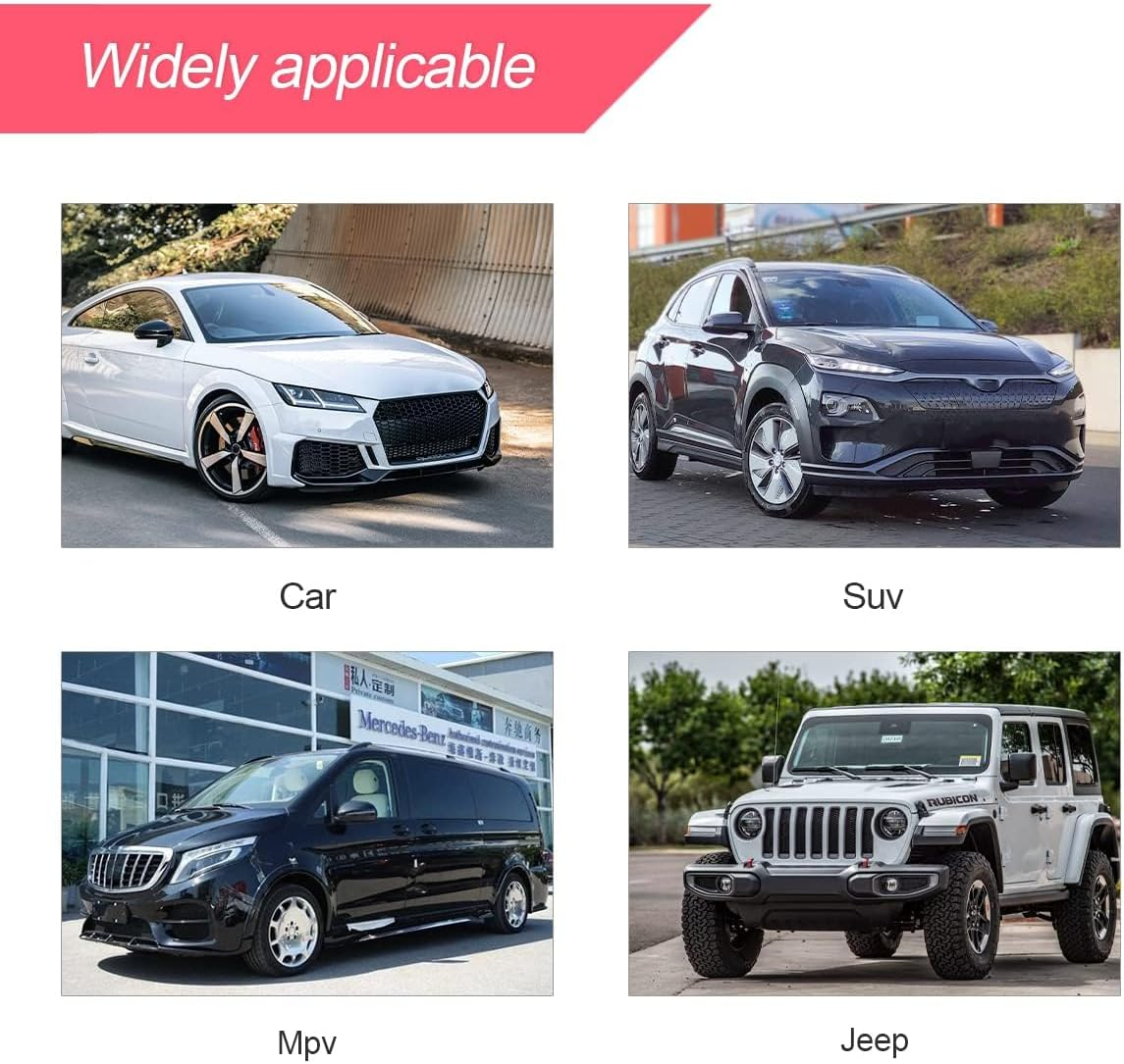 Car Door Edge Guards, Clear Invisible Carbon Fiber Auto Door Sill Protector, Anti-Collision Transparent Adhesive Strip Film, DIY Vehicle Door Trim Tape Accessories for Most Cars (5Cm*10M, White)