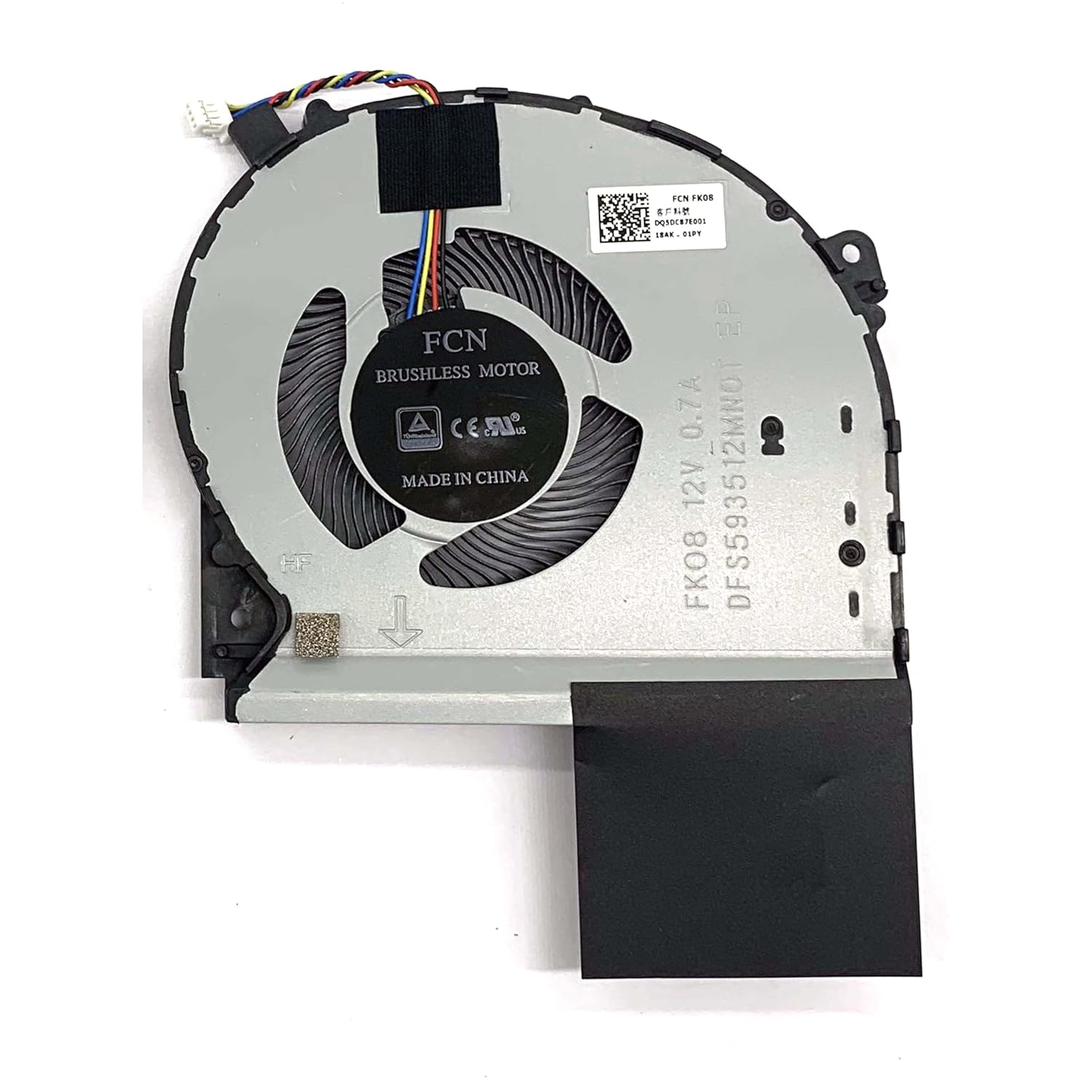 Bestparts Cpu+Gpu+Small Cooling Fan Replacement for ASUS ROG Strix GL703G GL703GS GL703GM GL703GS-DS74 GL703GM-DS74 GL703GM-NS73 Series P/N: DFS601712M00T FK0A DFS593512MN0T FK08