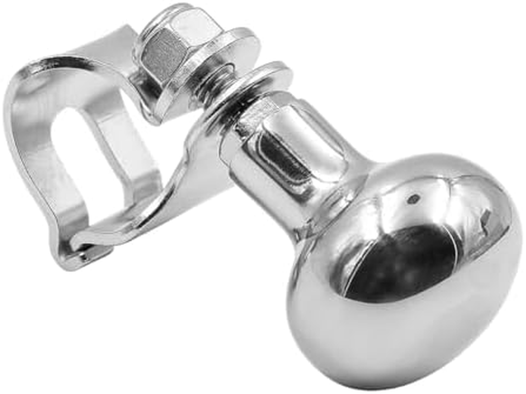 316 Stainless Steel Boat Steering Wheel Knob - Marine Sport Boat Yacht Steering Wheel Spinner Knob for Easy Maneuvering and Control