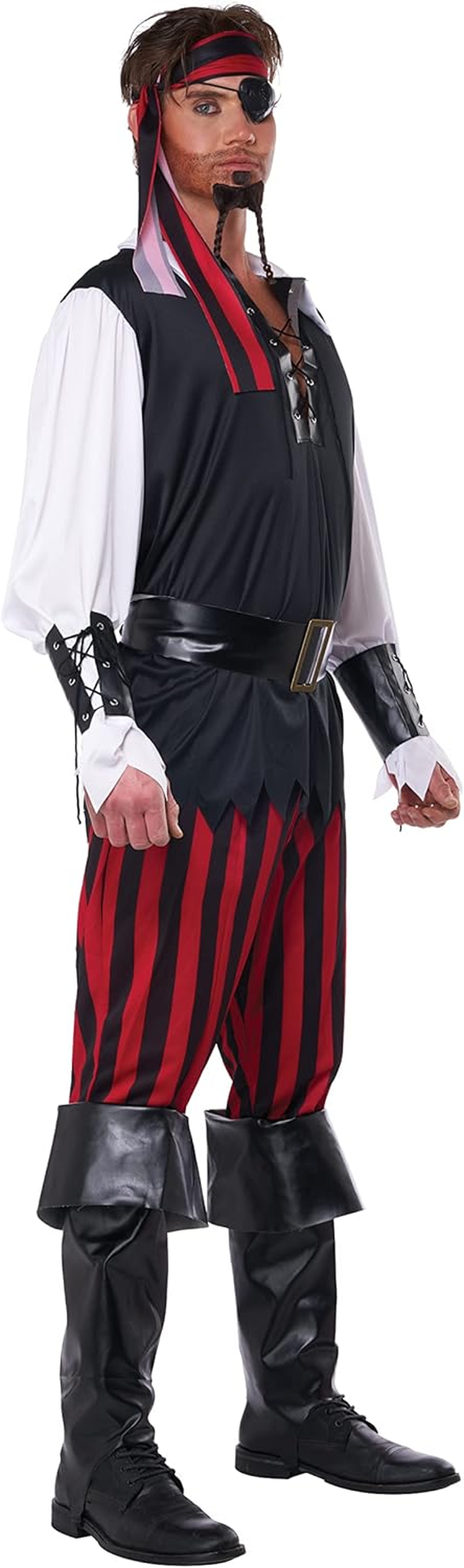 Adult Sized Cutthroat Pirate Costume image number 4