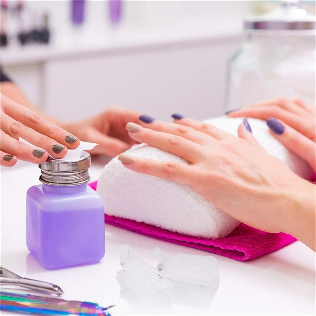 IME Nail Polish Remover Clips Set, Nail Art Gel Cap Soak Clip UV Manicure Soaking Away Nail Clips Gel Polish Remover Wrap Tool Black Pack of 10 image number 6