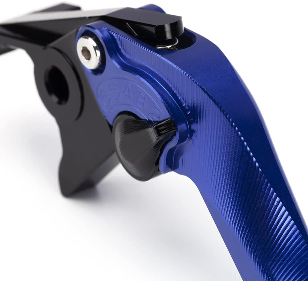 Modeer for MT-07 FZ-07 2014-2022 Motorcycle Aluminum Shorty Brake Clutch Levers Mt07 Fz07 Mt 07 Fz 07 Accessories (Blue) - Black image number 3