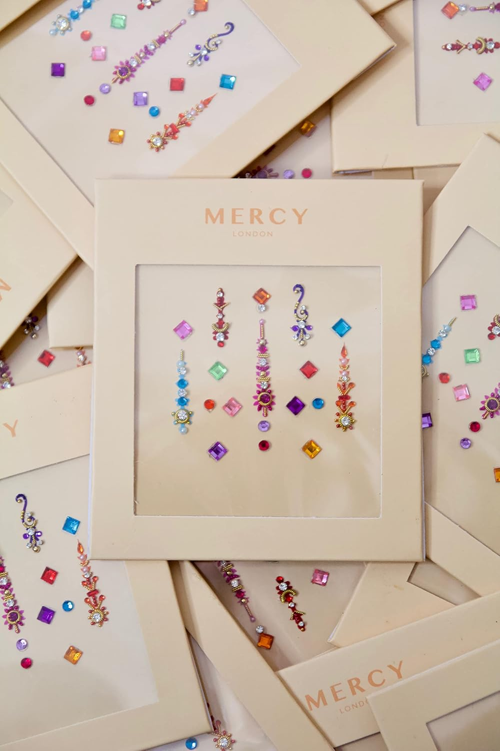 Gigi Rainbow Coloured Bindi ✮ Karizma Beauty ✮ Jewels Crystals Face Body Bindi image number 2