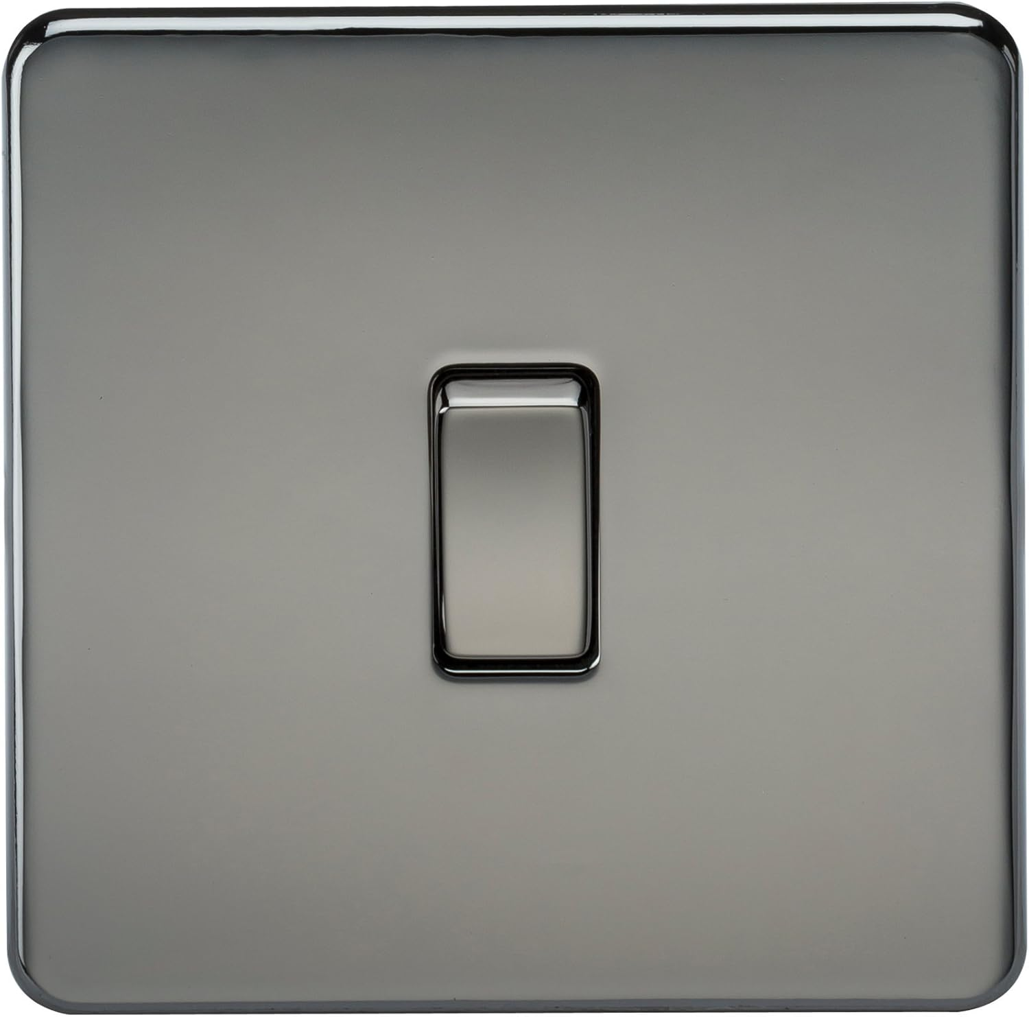 Knightsbridge SF3000PB Screwless 10 a 2-Gang 2 Way Switch, Polished Brass