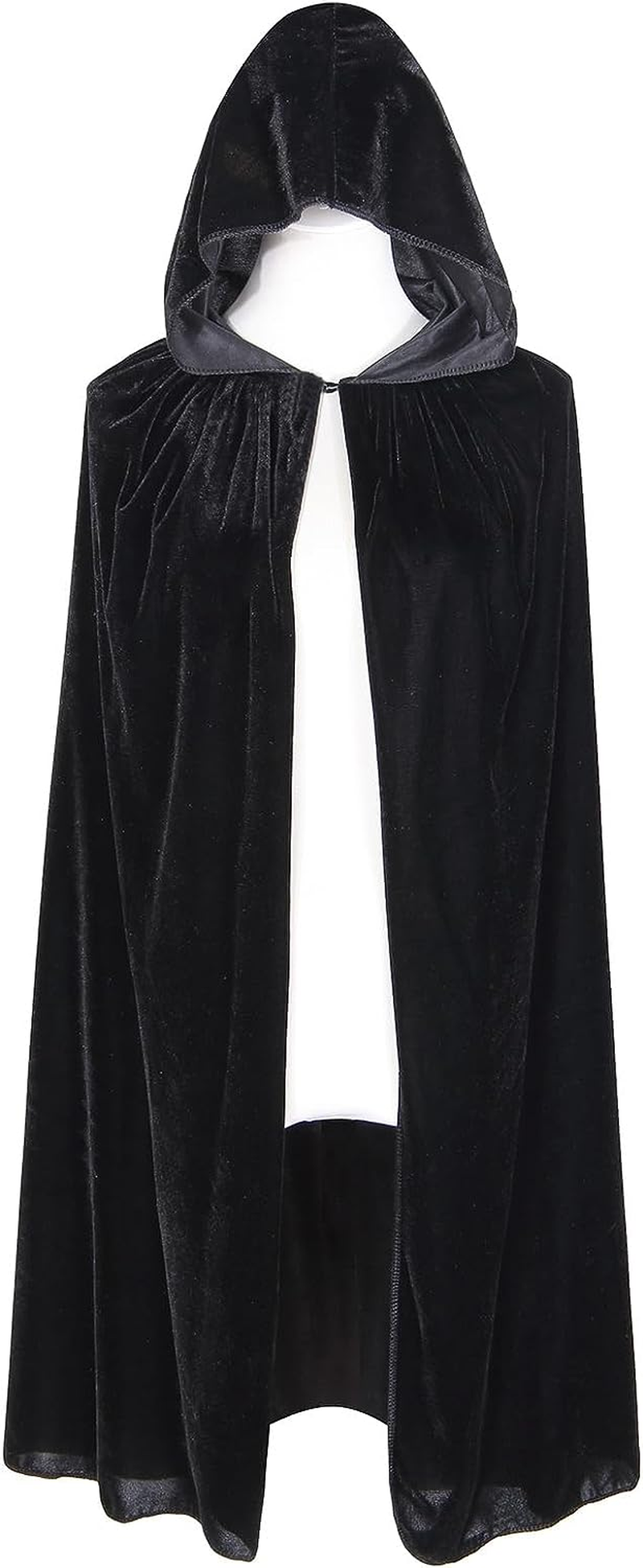 BIGXIAN Kids Hooded Velvet Cloak Halloween Christmas Fancy Cape for Kids