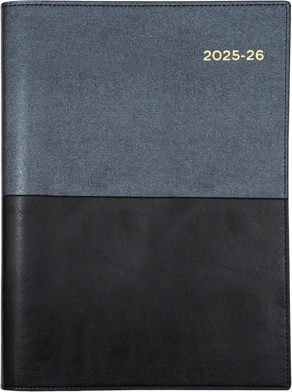 Collins Vanessa - A4 Week to View Financial Year 2025-2026 Diary/Planner - Black image number 2