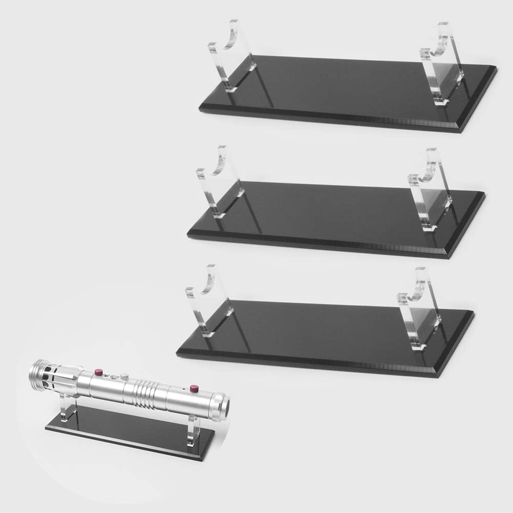LEILIN Lightsaber Stand - Acrylic Sword & Lightsaber Display Stand, Supports All Swords (Clear, 1 Piece)