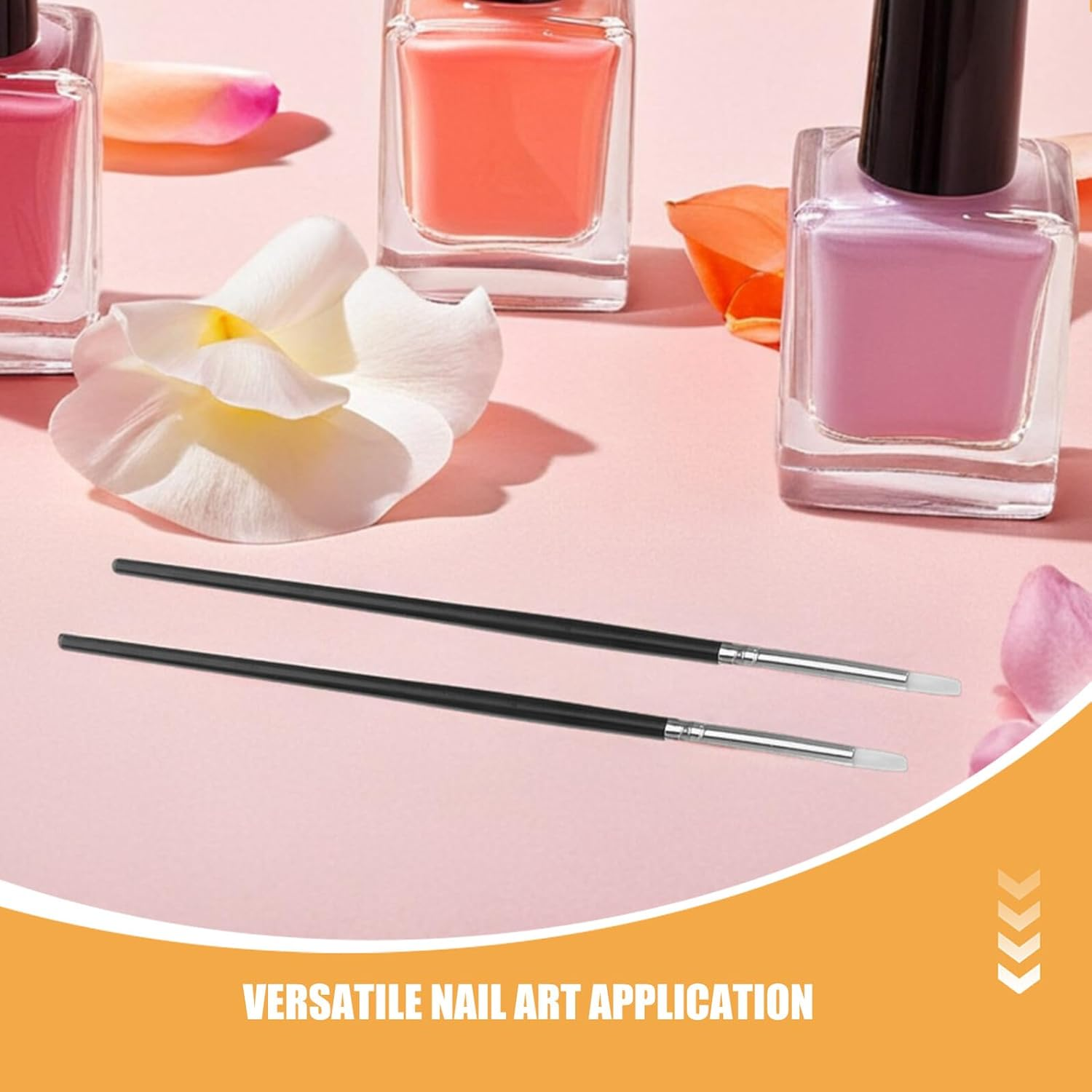 SWETRACE 25Pcs Silicone Nail Art Pens Set with Small Size Brushes for Painting Carving and Sculpting DIY Nail Design Tools with Silicone Handles for Manicure in Australia image number 2