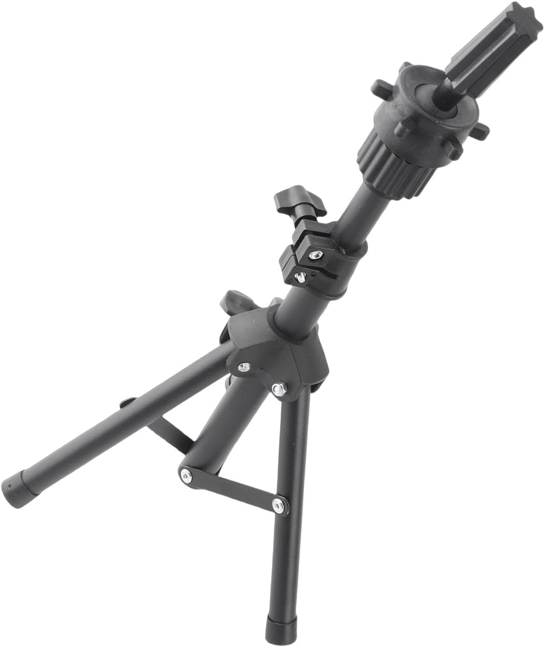 Mannequin Head Stand, Adjustable Cosmetology Wig Stand Tripod, Non Slip Base Training Tripod, Mannequin Head Stand Metal Mini Wig Head Stand for Hairdressing Training image number 5