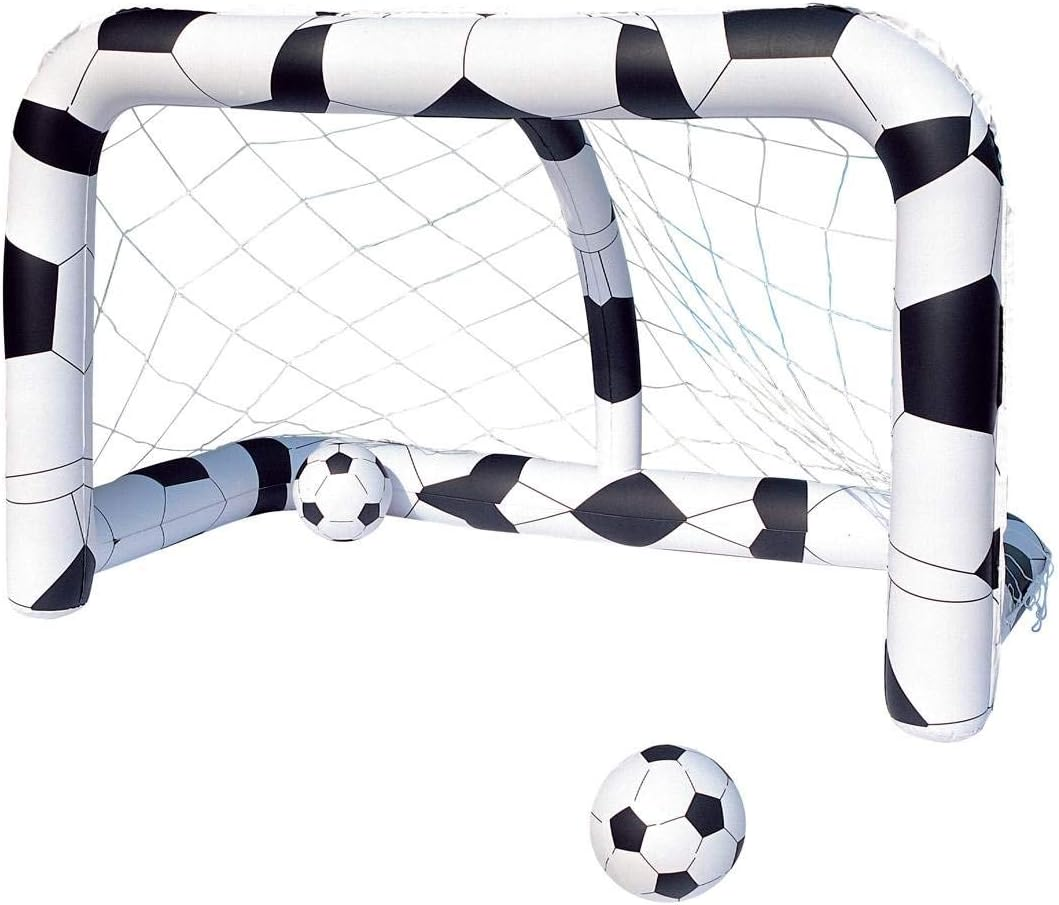 Bestway Soccer Net, 2.13 M Length X 1.17 M Width X 1.25 M Height, Black/White