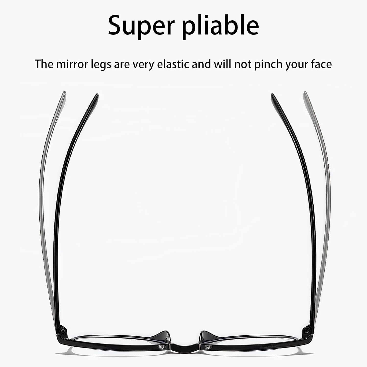 AEEGO Reading Glasses, Eyeglasses, Lightweight Computer Reader to Prevent Eye Fatigue for Men/Women, Computer Eye Glasses Lightweight Readers with Spring Hinges image number 4