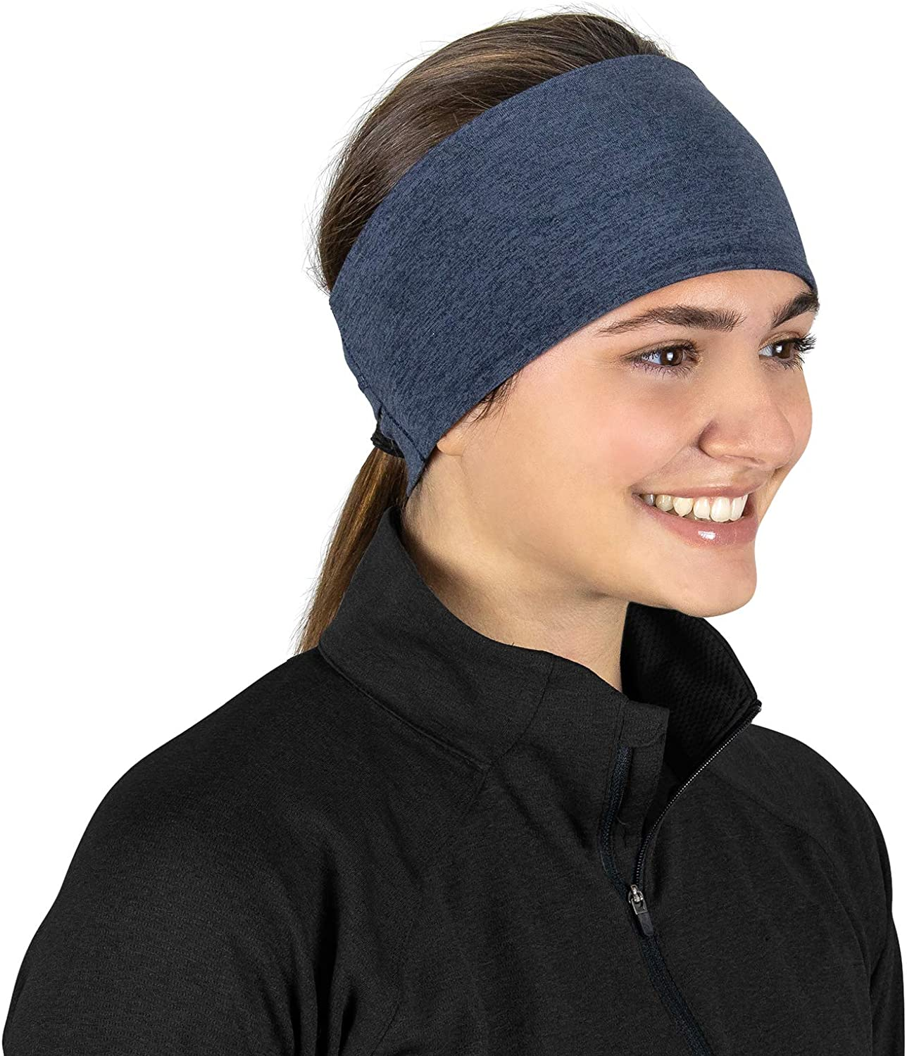 Trailheads Ponytail Headband - Adrenaline Series | Women&rsquo;S Running Headband with Reflective Accents image number 5