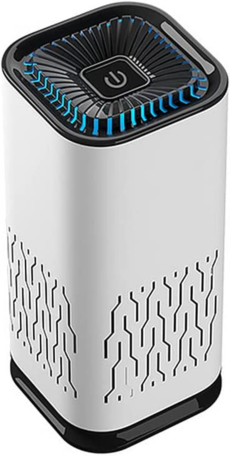 Car Air Purifier Ionizer, 3 Million Negative Ions for Smokers, 36Db Quiet Portable Ionic Air Purifiers for Room Removes Dust Pet Odors Pollen Household Small Fresh Air Maker (Black)