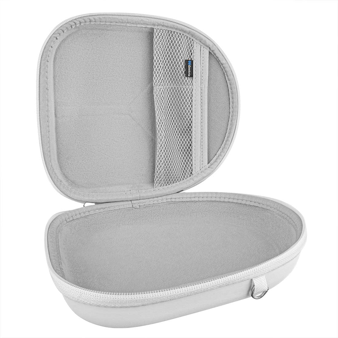 Geekria Shield Headphones Case Compatible with JBL Tune 770/760/750NC, Tune 720BT, Live 770NC, Replacement Hard Shell Travel Carrying Bag with Cable Storage (White) - Blue image number 5