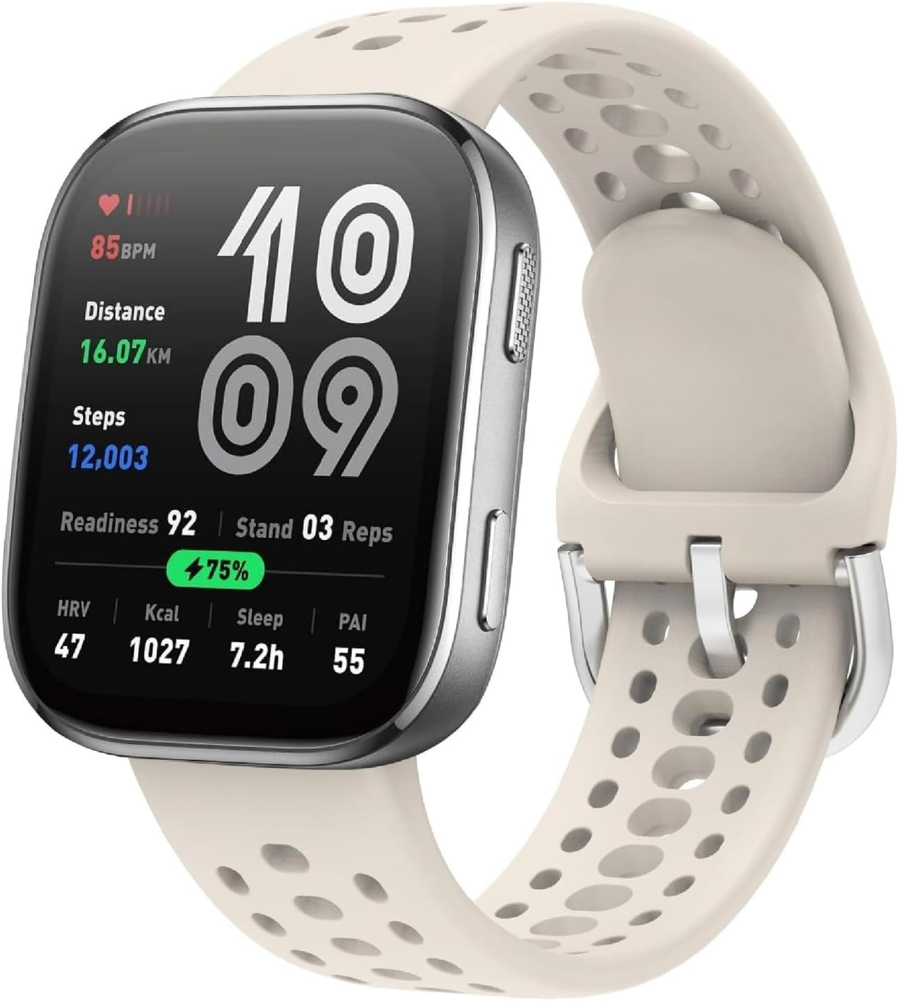 GIOPUEY Armband Kompatibel Mit Amazfit Active 2, Weiches Silikon Armband [Verschlei&szlig;fest] [Atmungsaktiv] Ersatzarmband