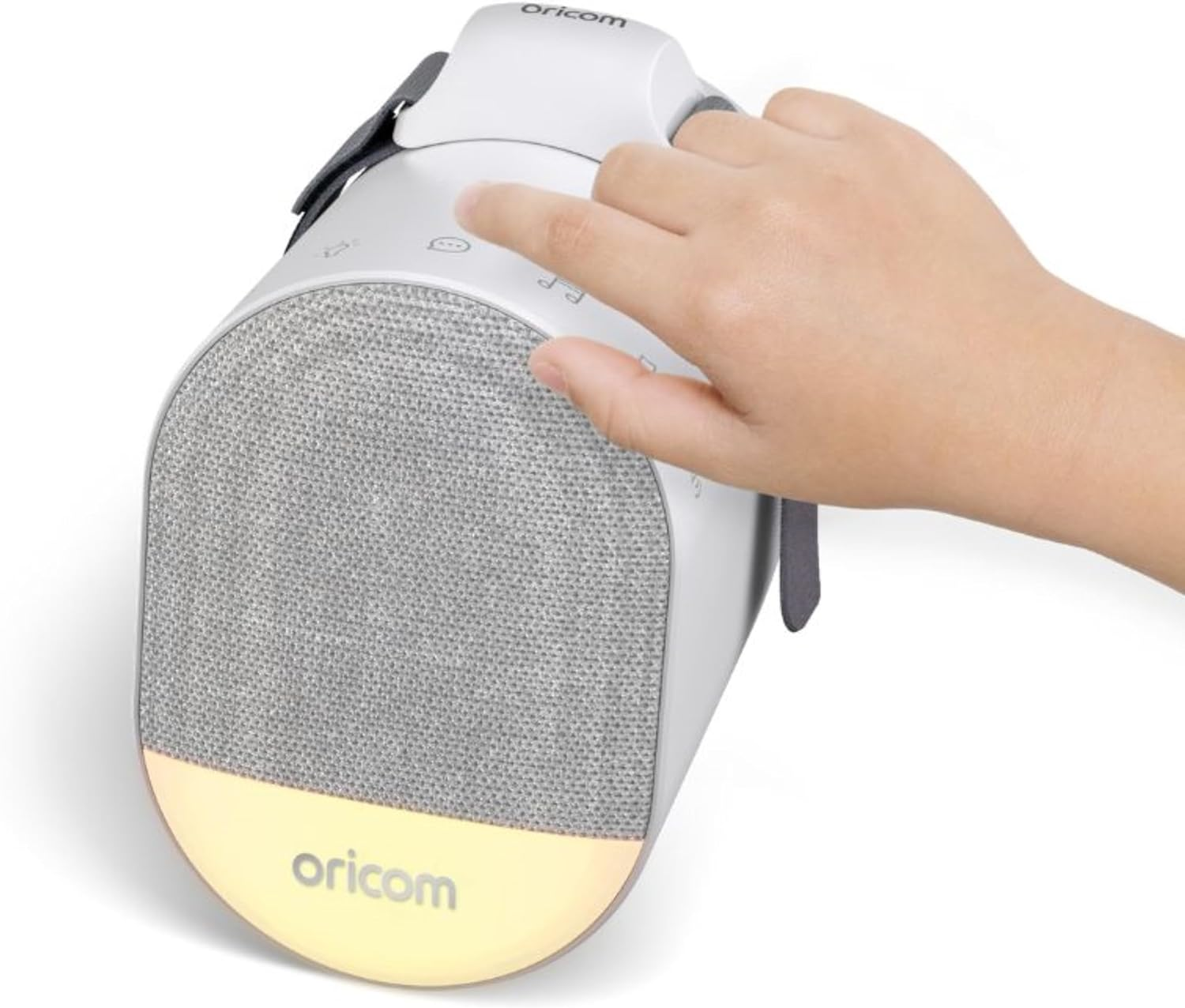 Oricom OBHGPLUS Guardian plus Wearable Baby Sleep Tracker and Smart Soother - Wear Ankle, Heart Rate, Blood Oxygen, Body Temperature, Soft Fabric Strap, Rechargeable, Two Way Communication image number 1