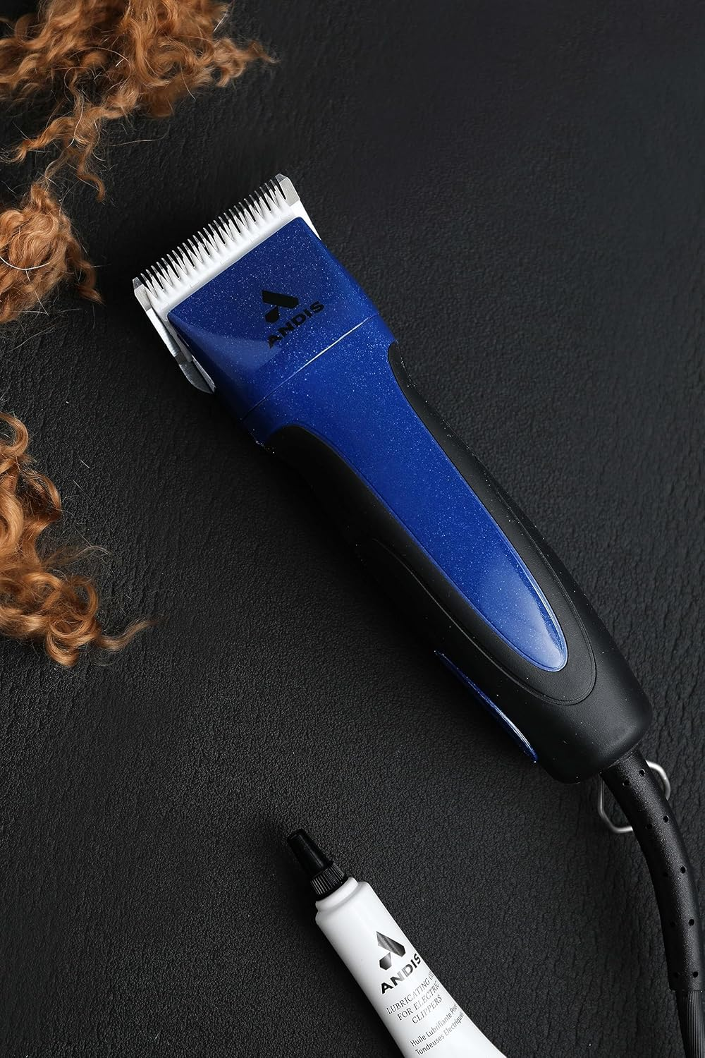 Andis Excel Pro-Animal 5-Speed Detachable Blade Clipper Kit - Professional Animal/Dog Grooming, SMC, Blue, 68520 image number 1