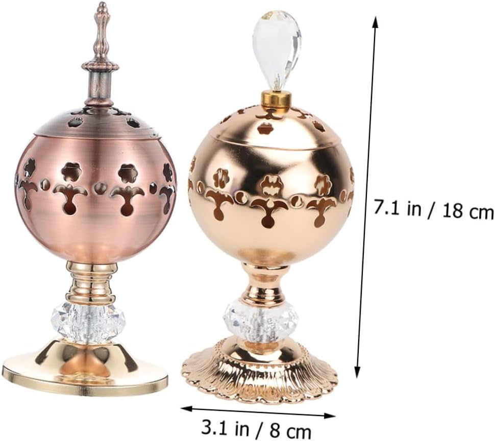 Ifundom 2Pcs European Style Candle Holders Plated Table Centerpiece for Birthday Wedding Home Decoration image number 3