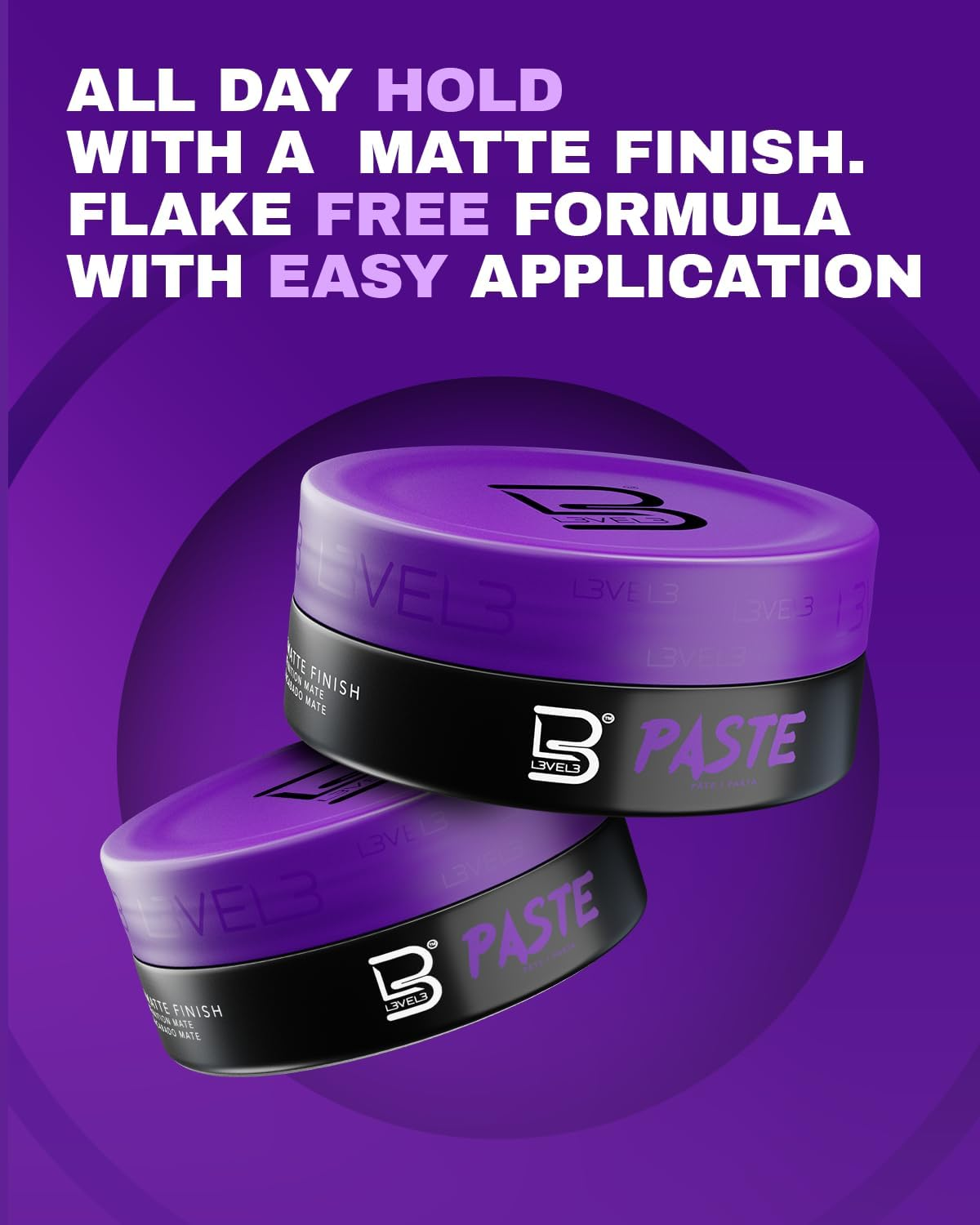 L3VEL3 Mate Finish Hair Styling Paste 150 Ml image number 3