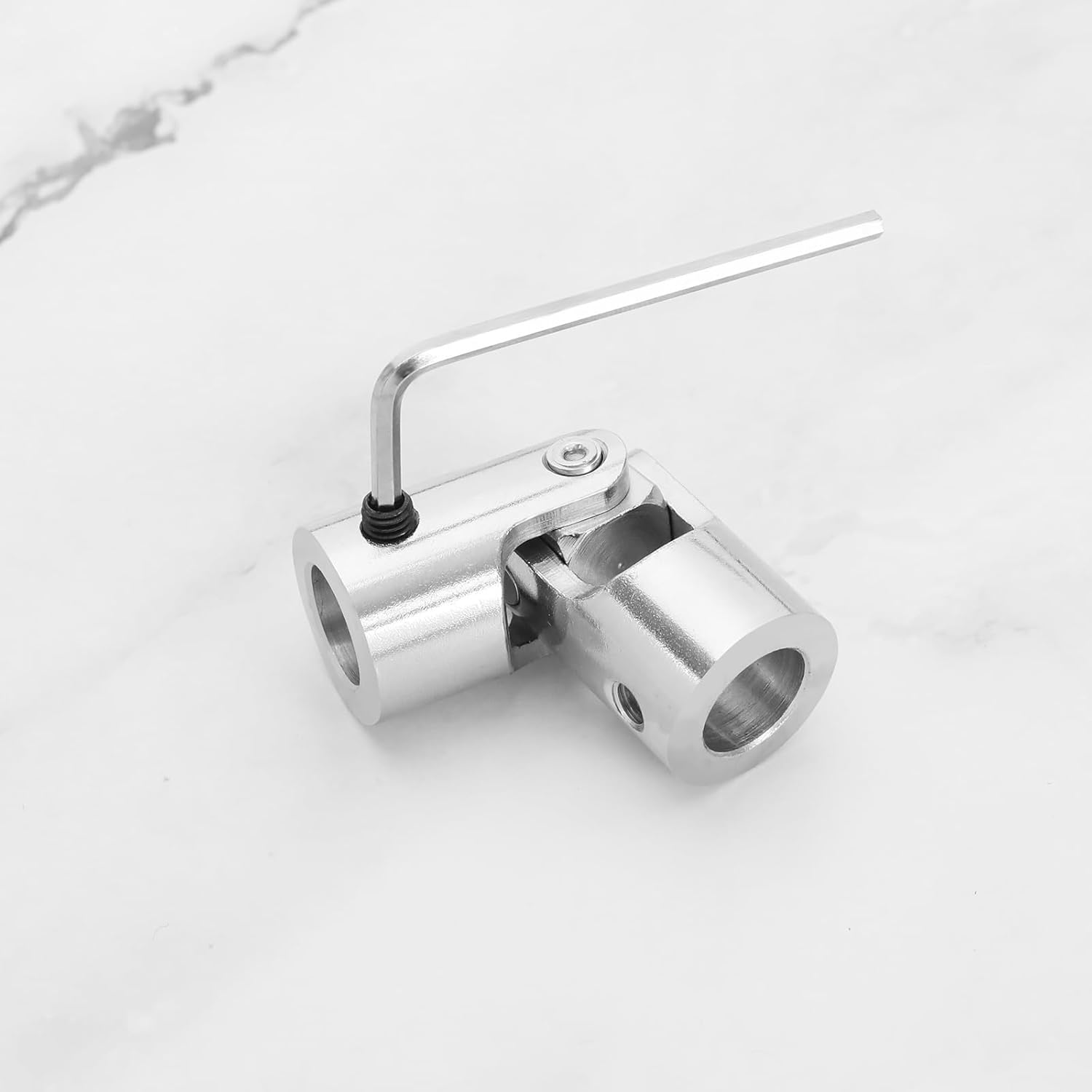 VGOL 1 Set Metal Universal Coupling Gimbal Crank Drive Knee Joint M5 Carbon Steel Universal Joint Coupling Components for Blinds Rolling Shutter Model Vehicle Ship image number 6